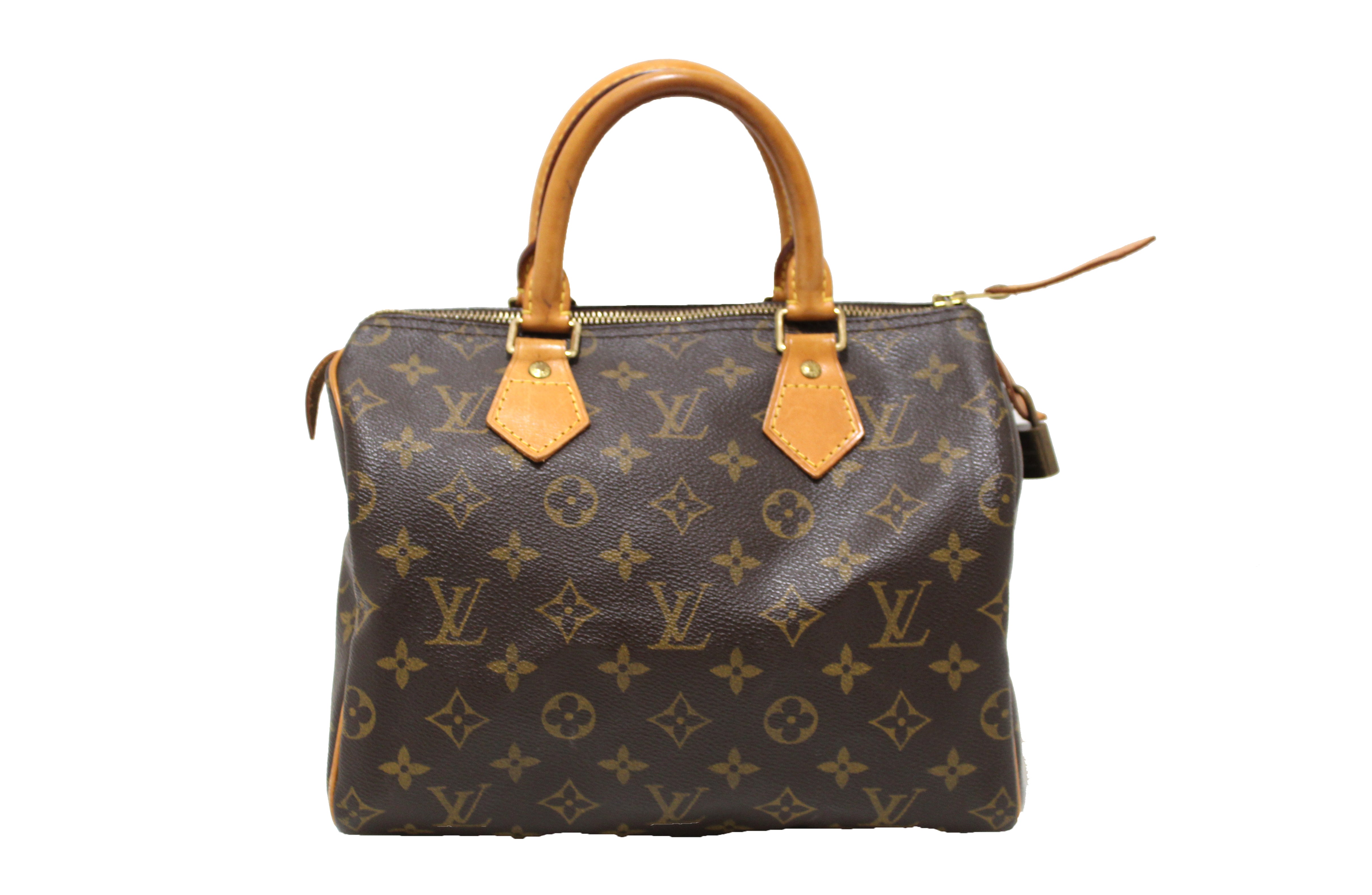 Authentic Louis Vuitton Classic Monogram Speedy 25 Handbag – Paris