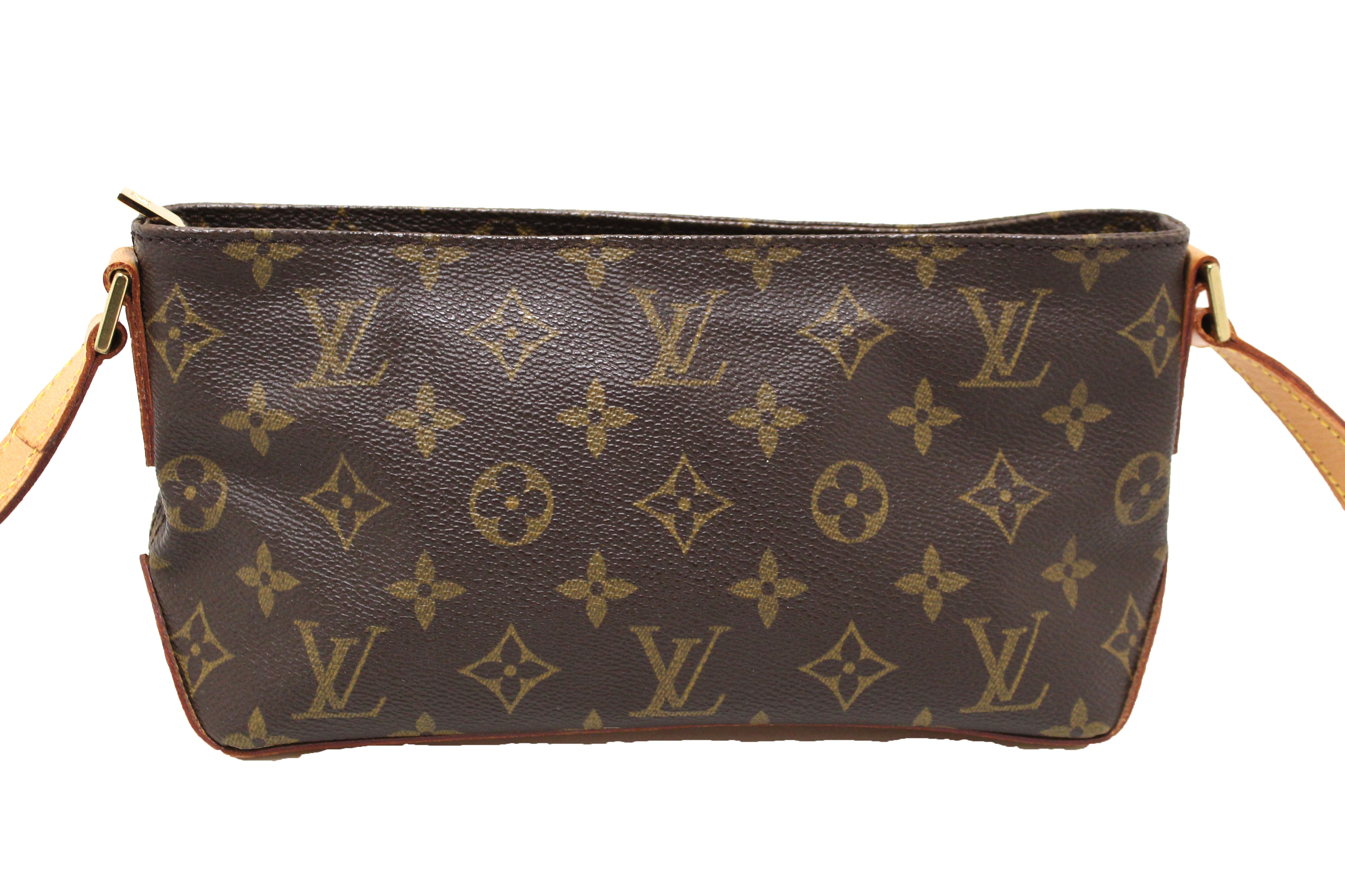 Auth Louis Vuitton Monogram Trotteur Shoulder Bag Crossbody Bag M51240 Used