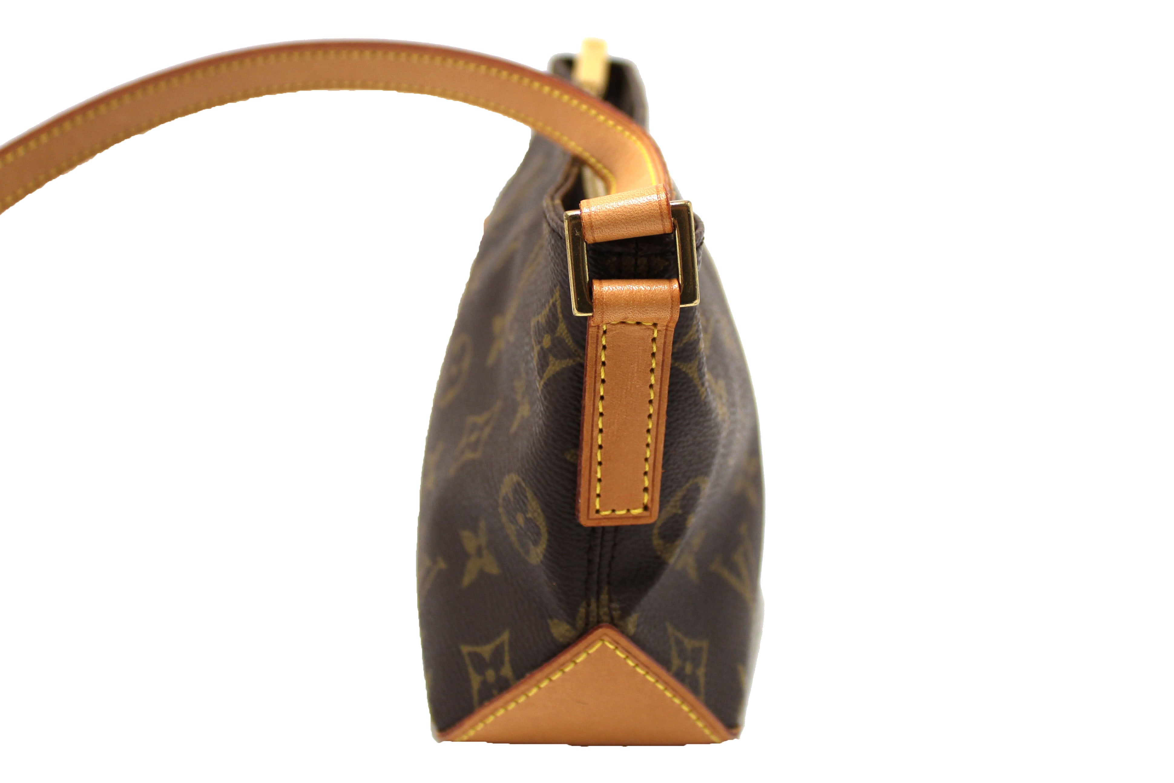 Authentic Louis Vuitton Classic Monogram Trotteur Messenger Bag