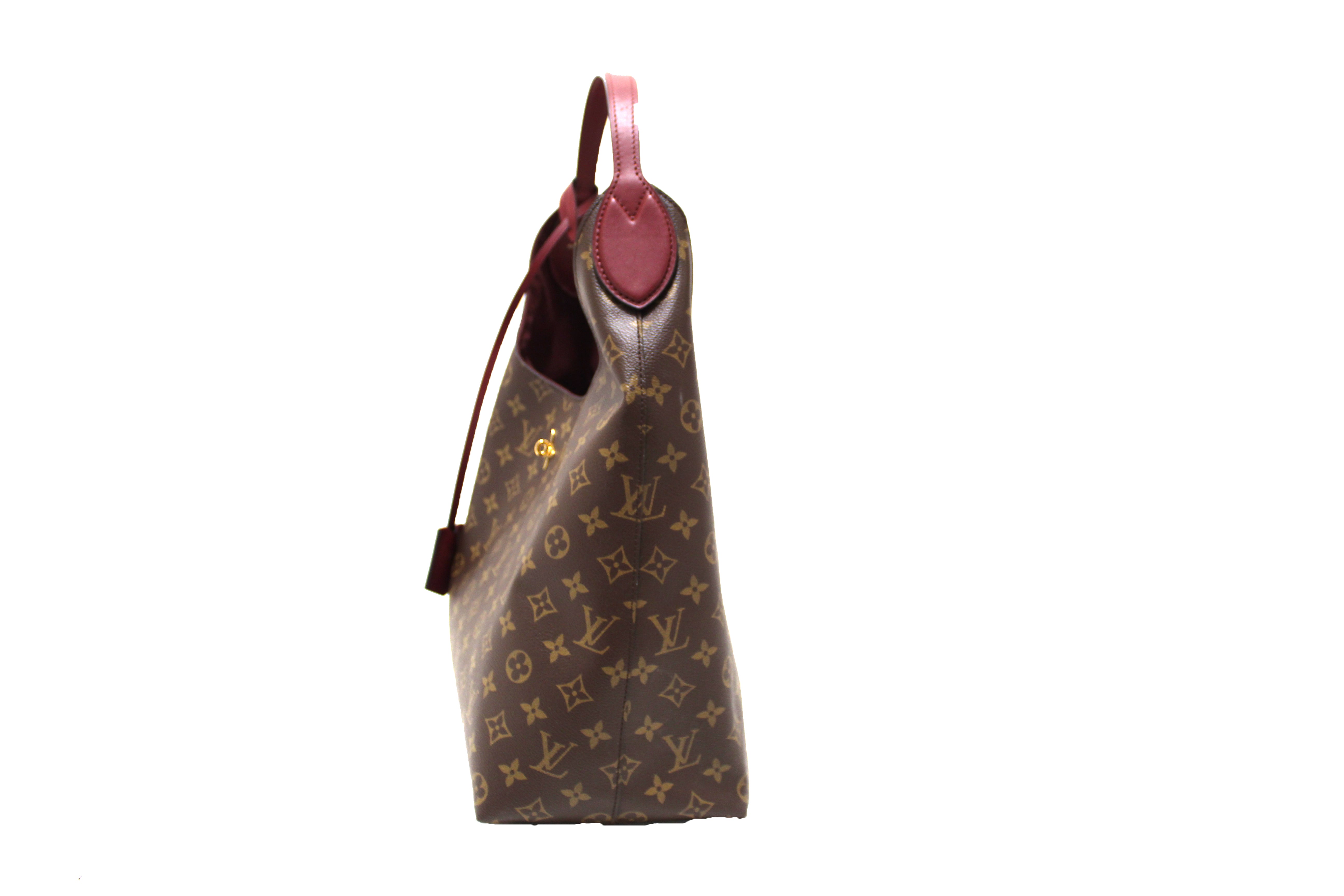 Louis Vuitton Flower Hobo in Monogram with Python Trim (RRP £1370) in 2023