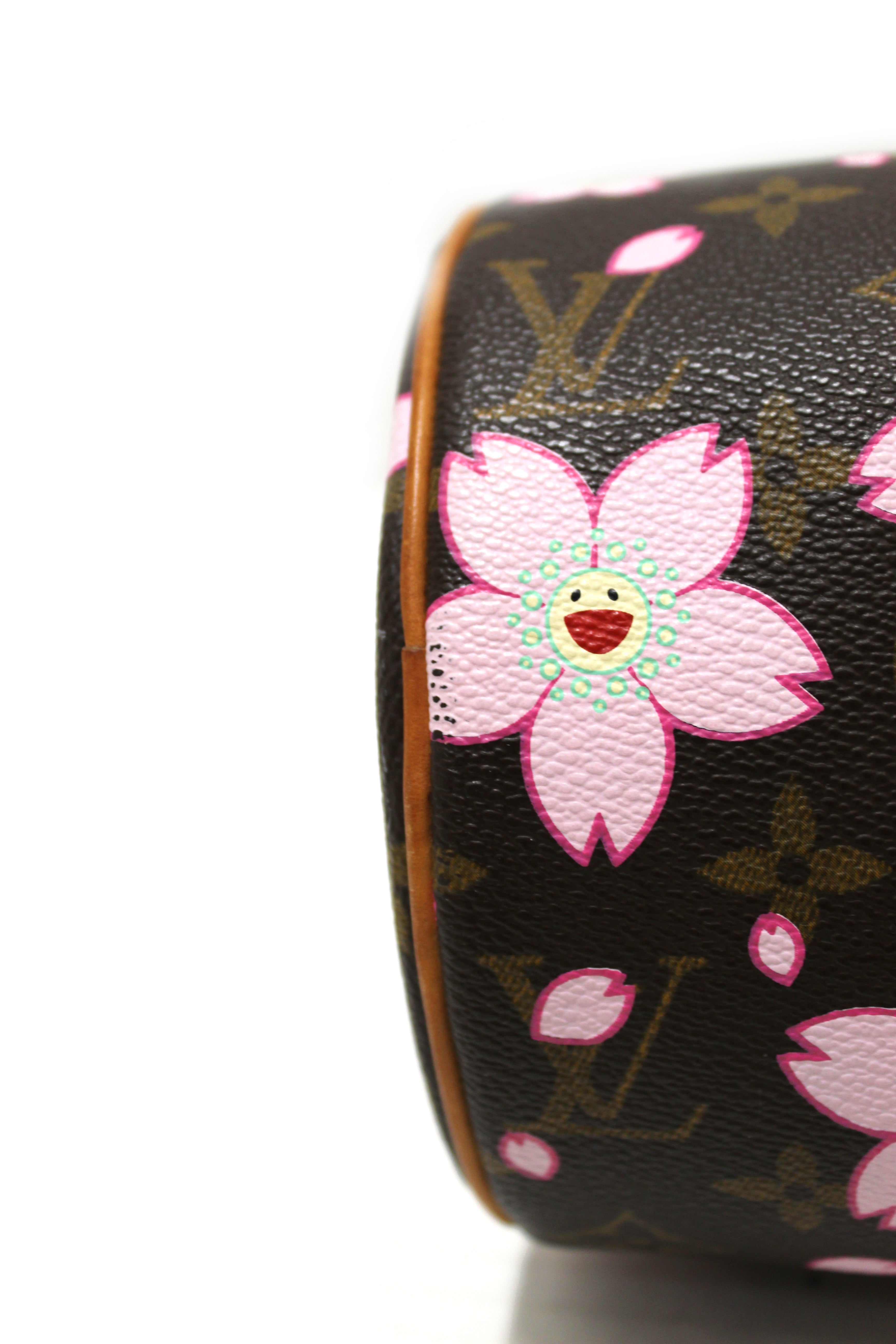 Louis Vuitton Monogram Cherry Blossom Papillon 26 - Pink Handle