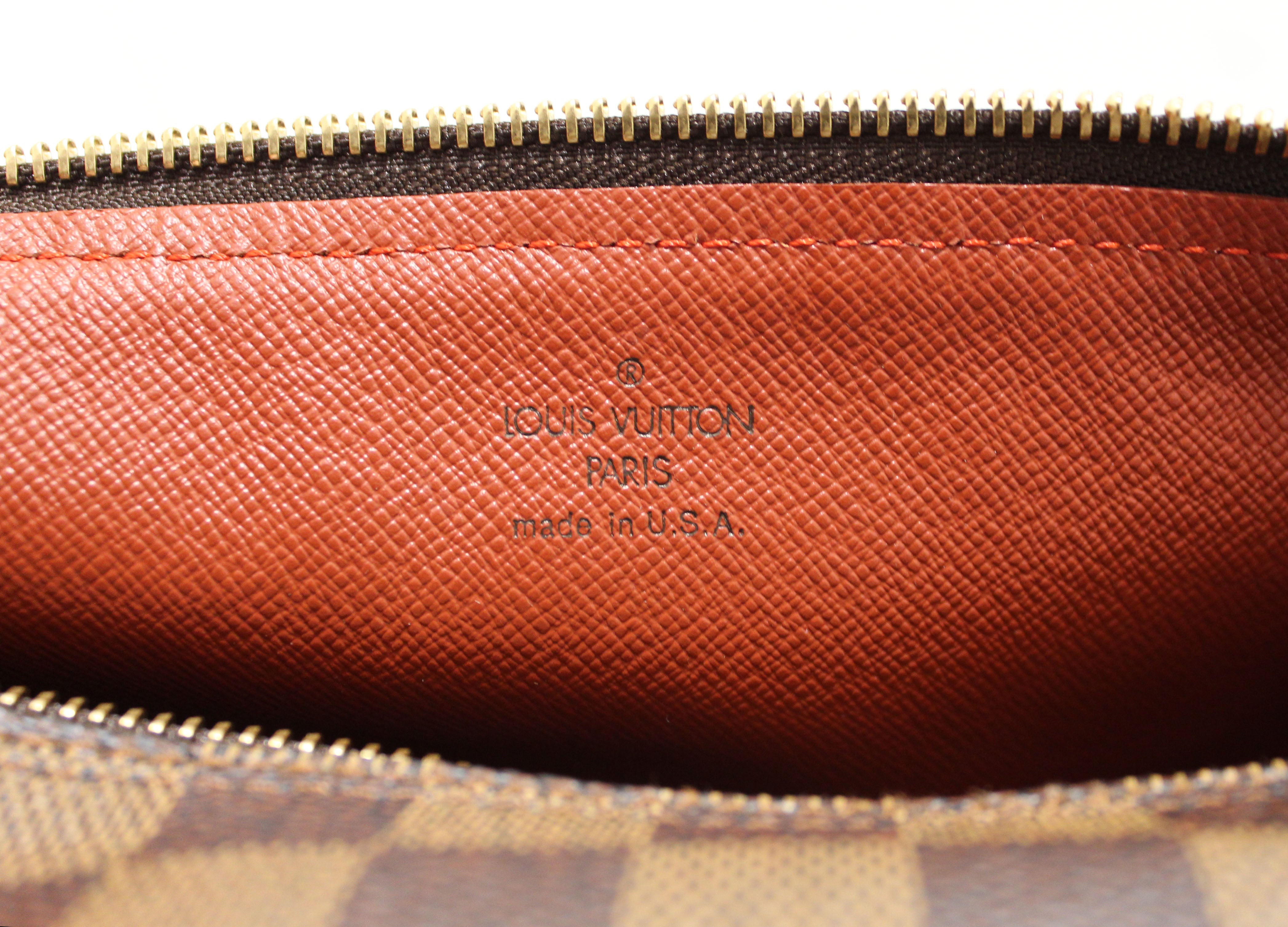 Authentic Louis Vuitton Damier Ebene Papillon 30 Handbag