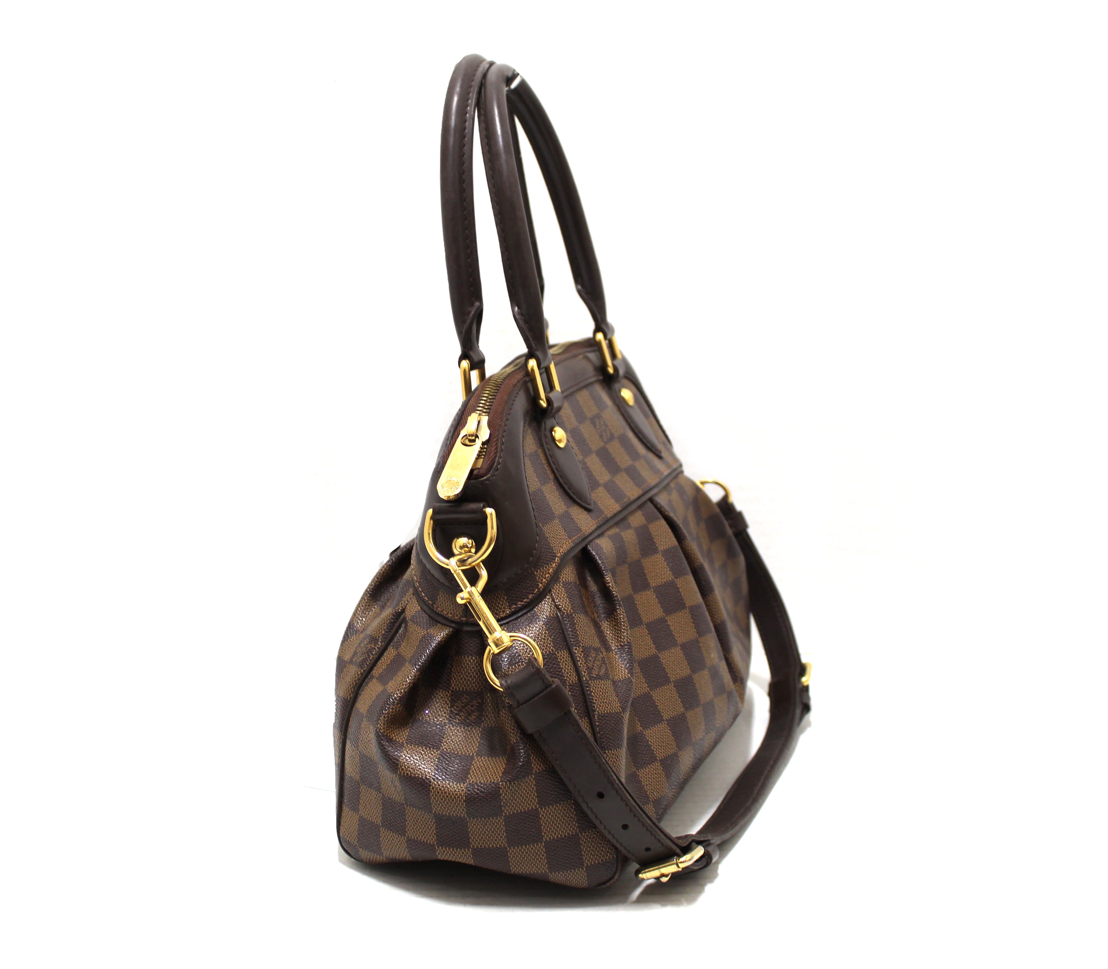 Authentic Louis Vuitton Damier Ebene Trevi PM Shoulder Bag – Paris