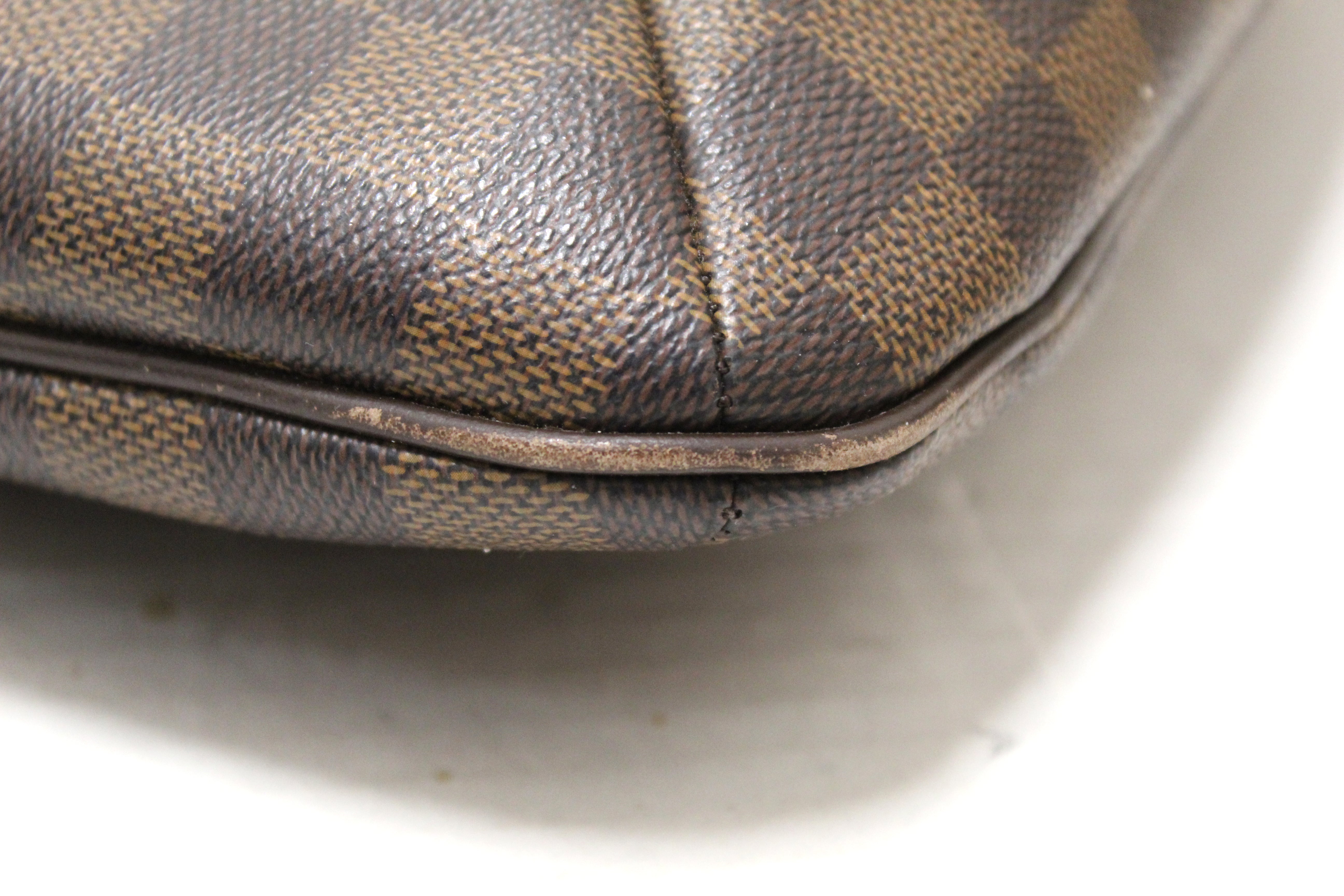 Authentic Louis Vuitton Damier Ebene Bloomsbury PM Messenger Bag
