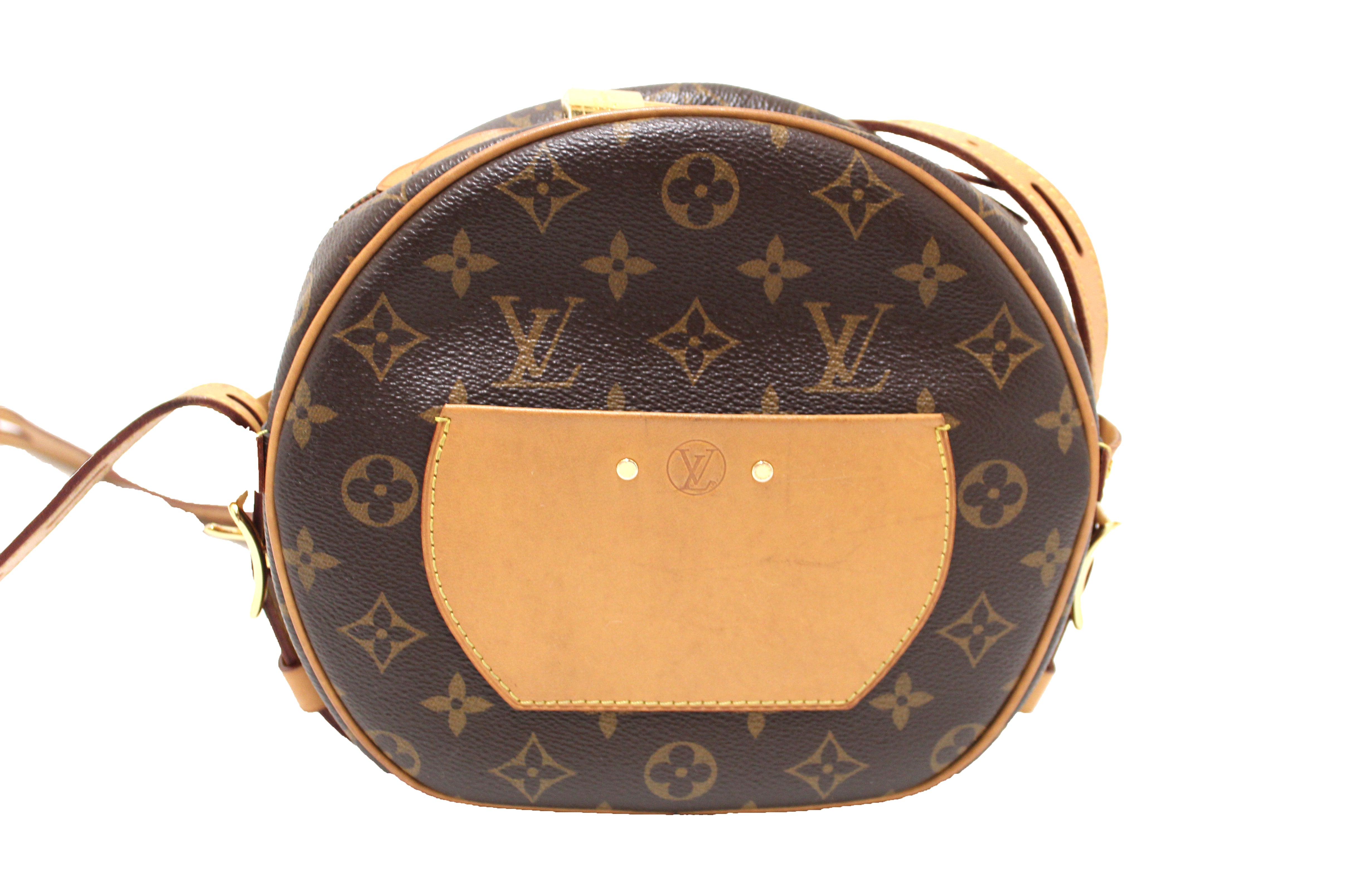 Authentic Louis Vuitton Classic Monogram Boite Chapeau Souple MM Bag