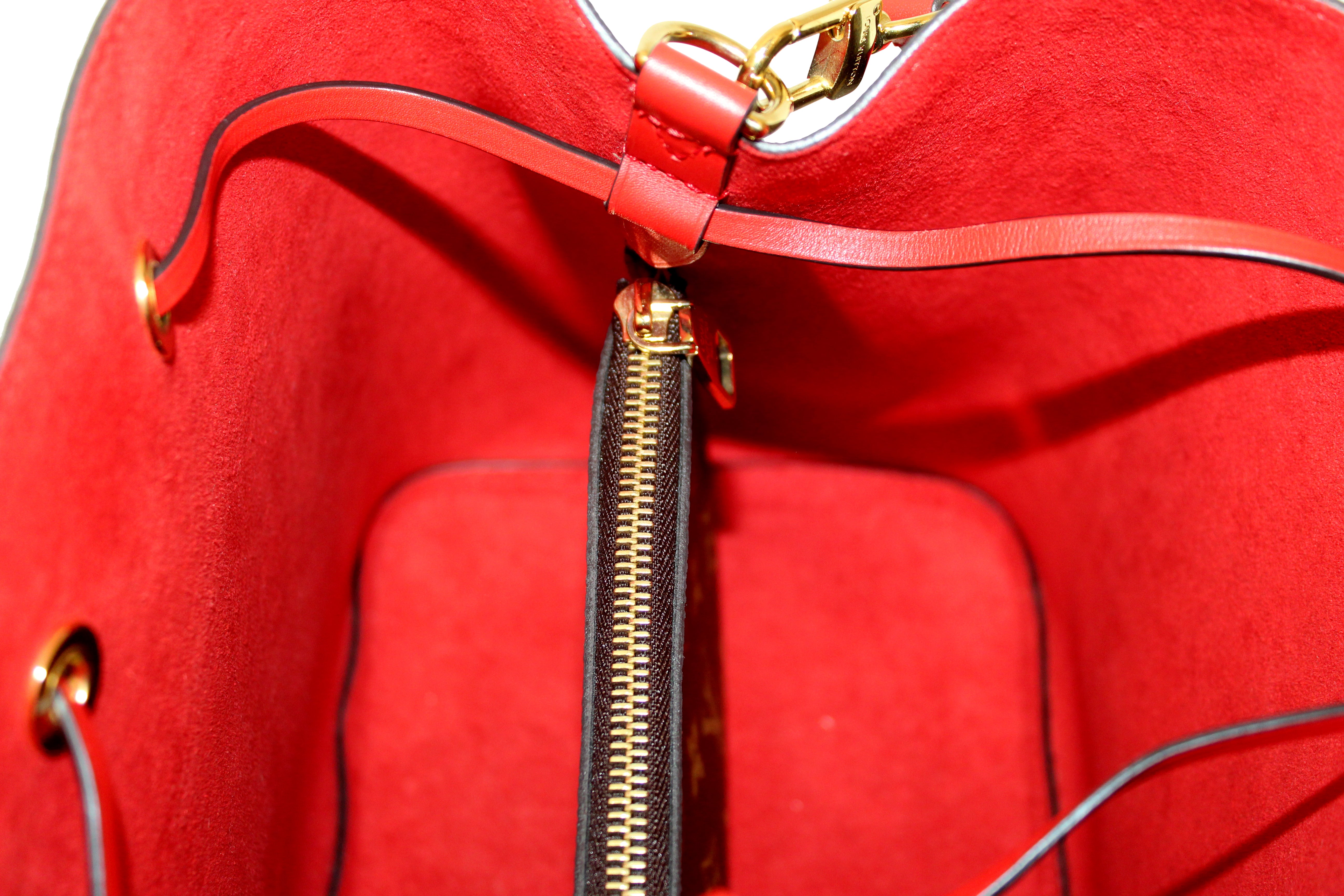 Shop Louis Vuitton NEONOE red