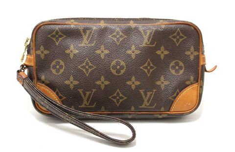 Authentic Louis Vuitton Class Monogram Wristlet Clutch