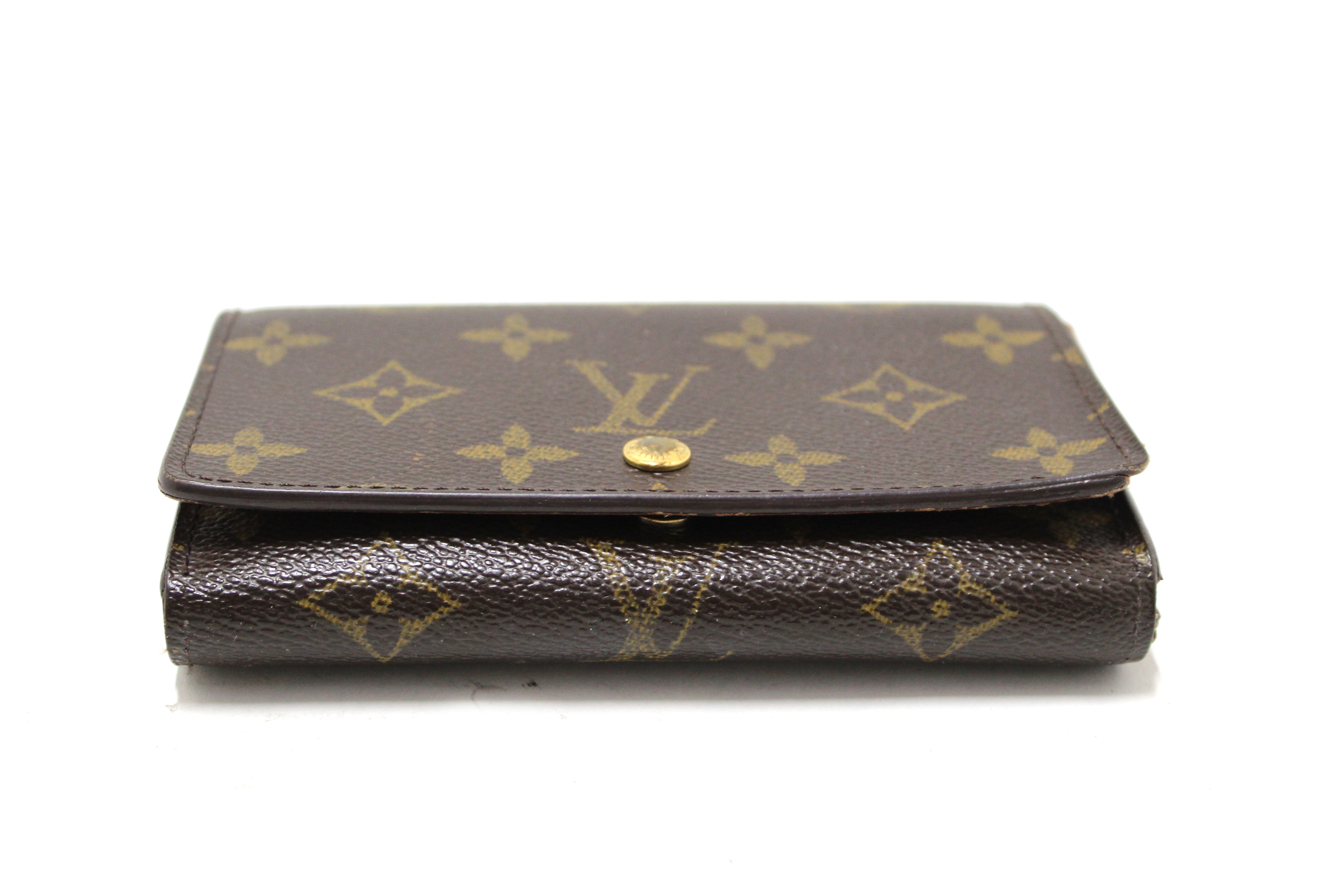 Louis Vuitton, Bags, Authentic Louis Vuitton Trifold Wallet With Gold  Chain In Excellent Condition