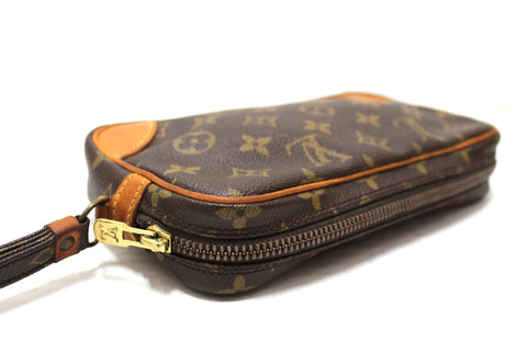 Authentic Louis Vuitton Class Monogram Wristlet Clutch