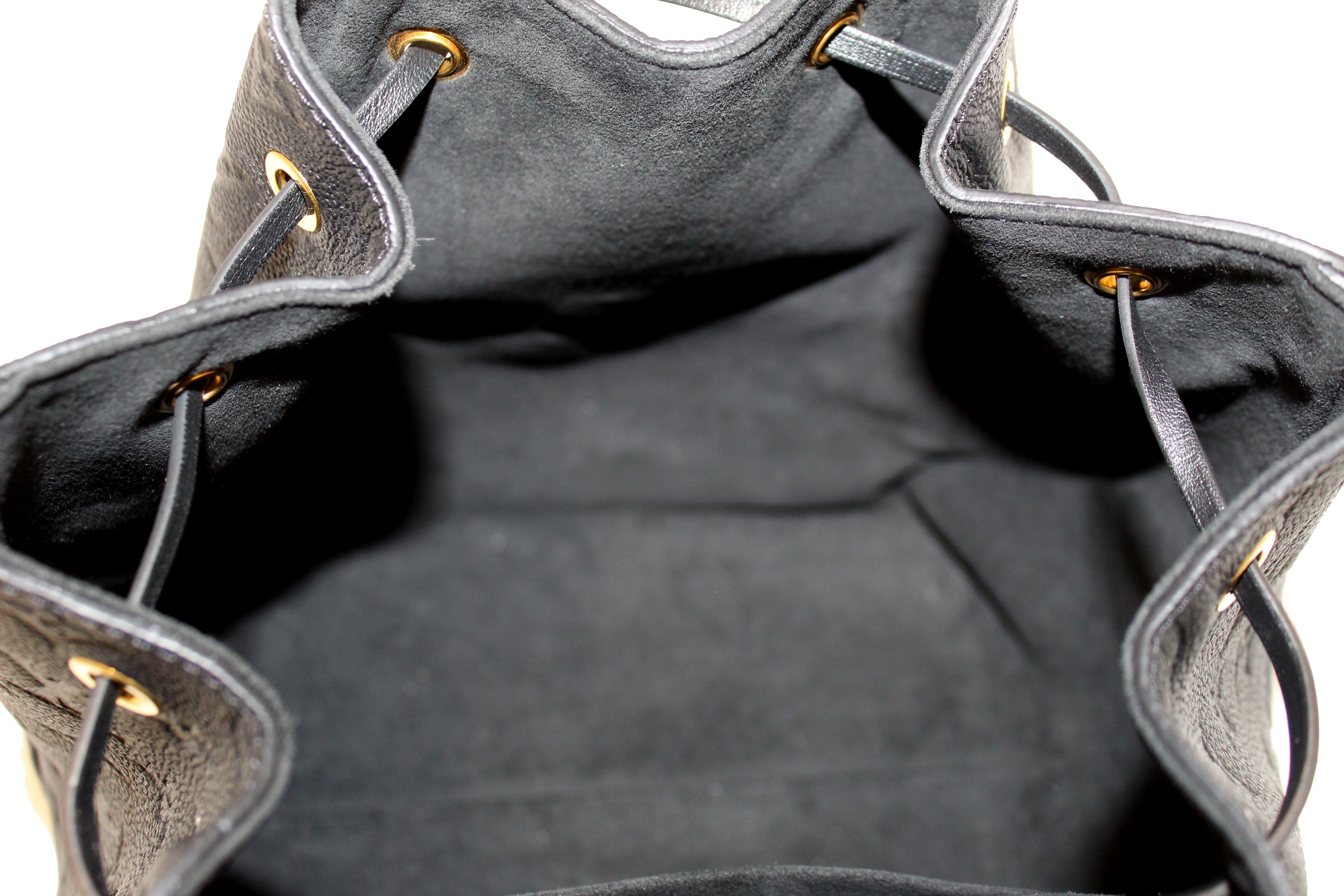 Louis Vuitton Monogram Empreinte Montsouris NM - Black Backpacks, Handbags  - LOU807229