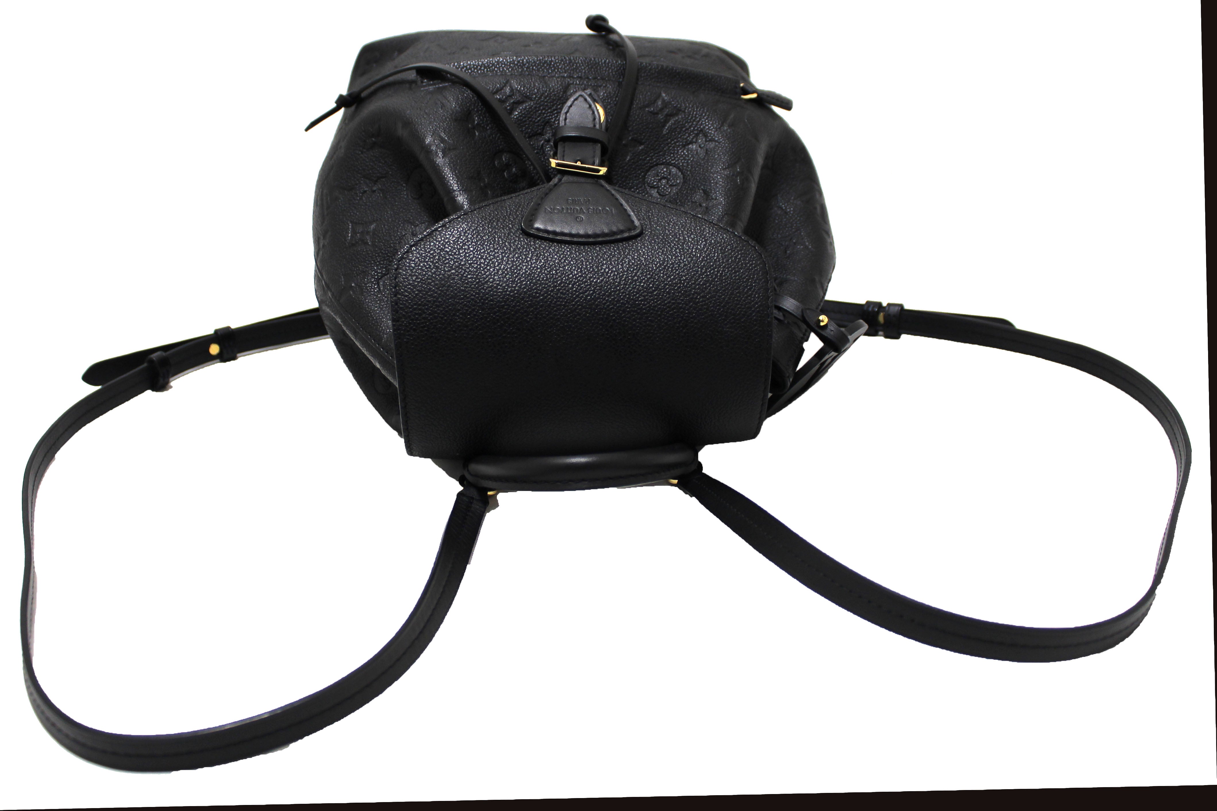 Louis Vuitton Black Empreinte Montsouris Backpack, myGemma