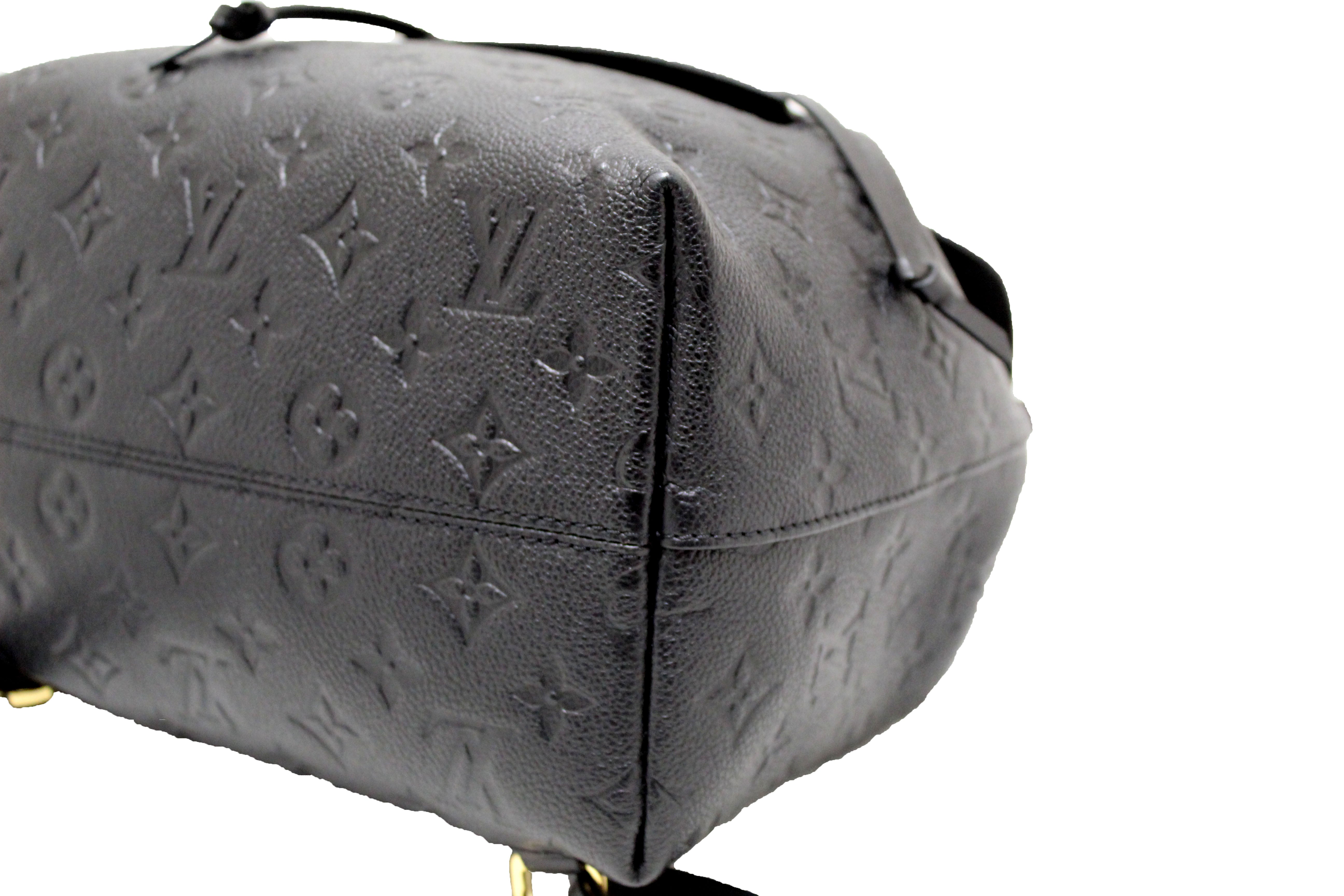 Louis Vuitton Black Monogram Empreinte Montsouris Backpack For Sale at  1stDibs
