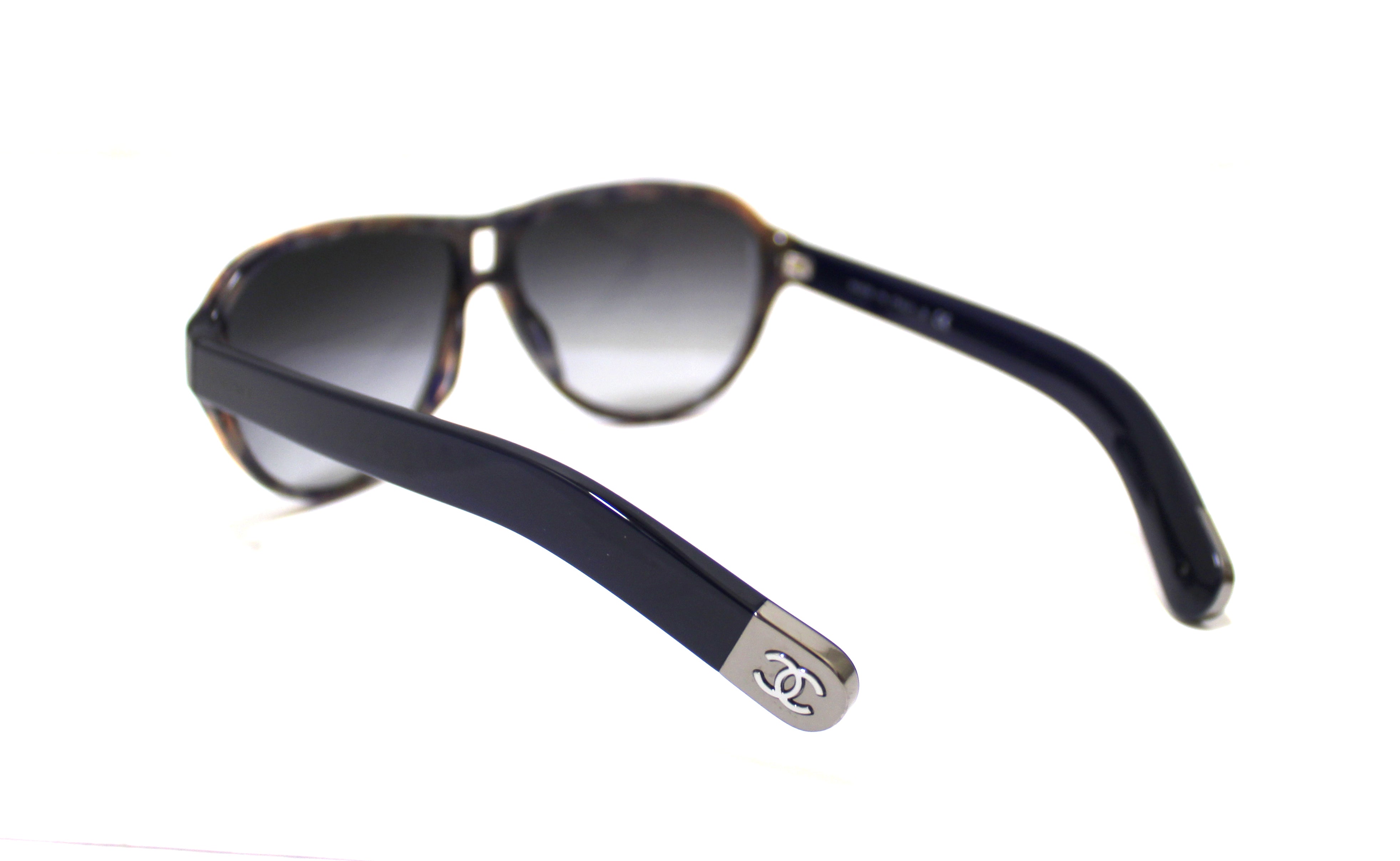 Authentic Chanel Indigo framed sunglasses 5233-A