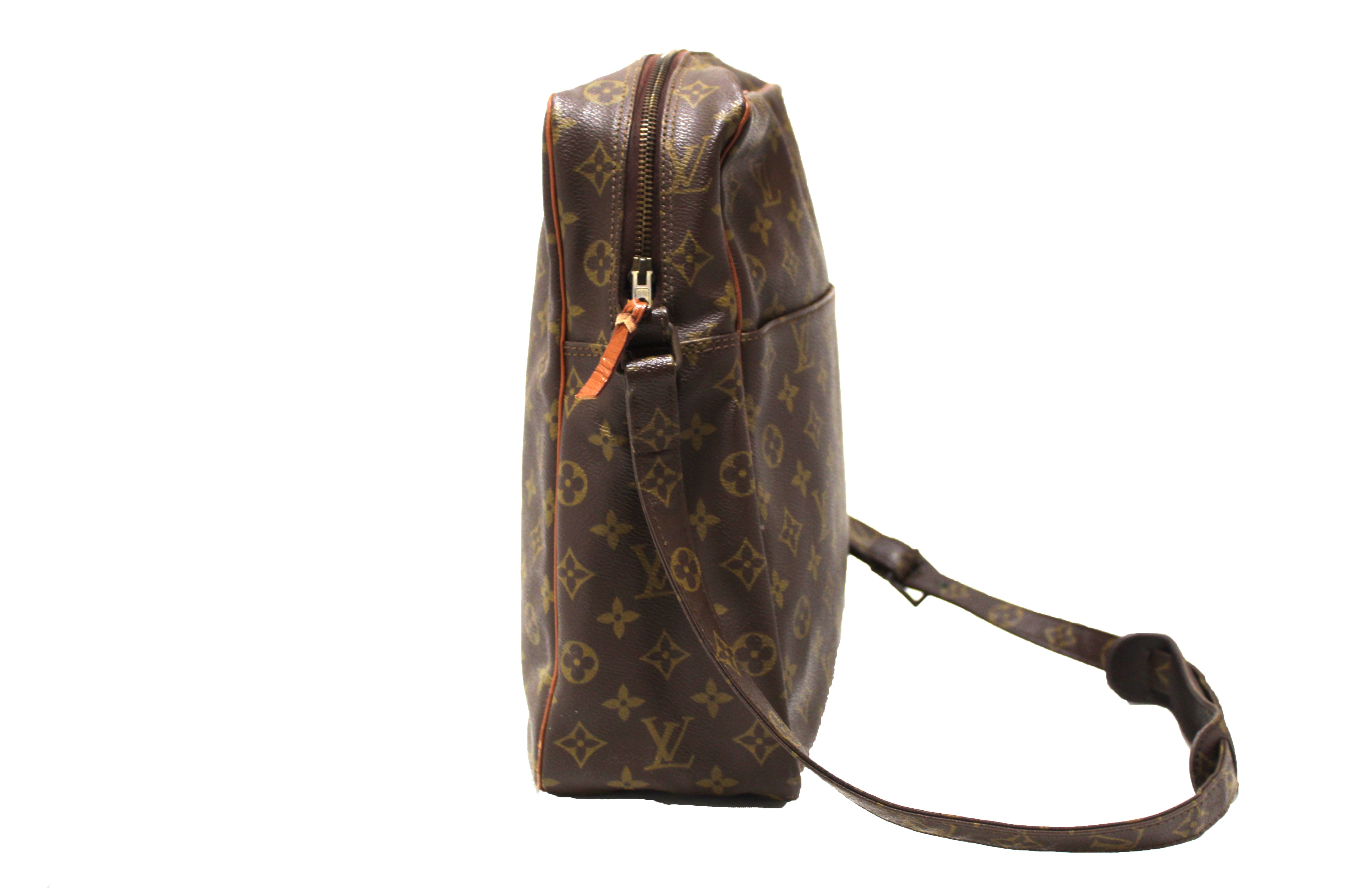 LOUIS VUITTON vintage messenger bag in brown monogram canvas and leather -  VALOIS VINTAGE PARIS