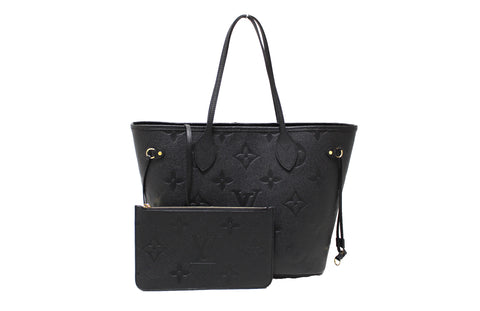 Authentic Louis Vuitton Black Monogram Empreinte Leather George mm Bag