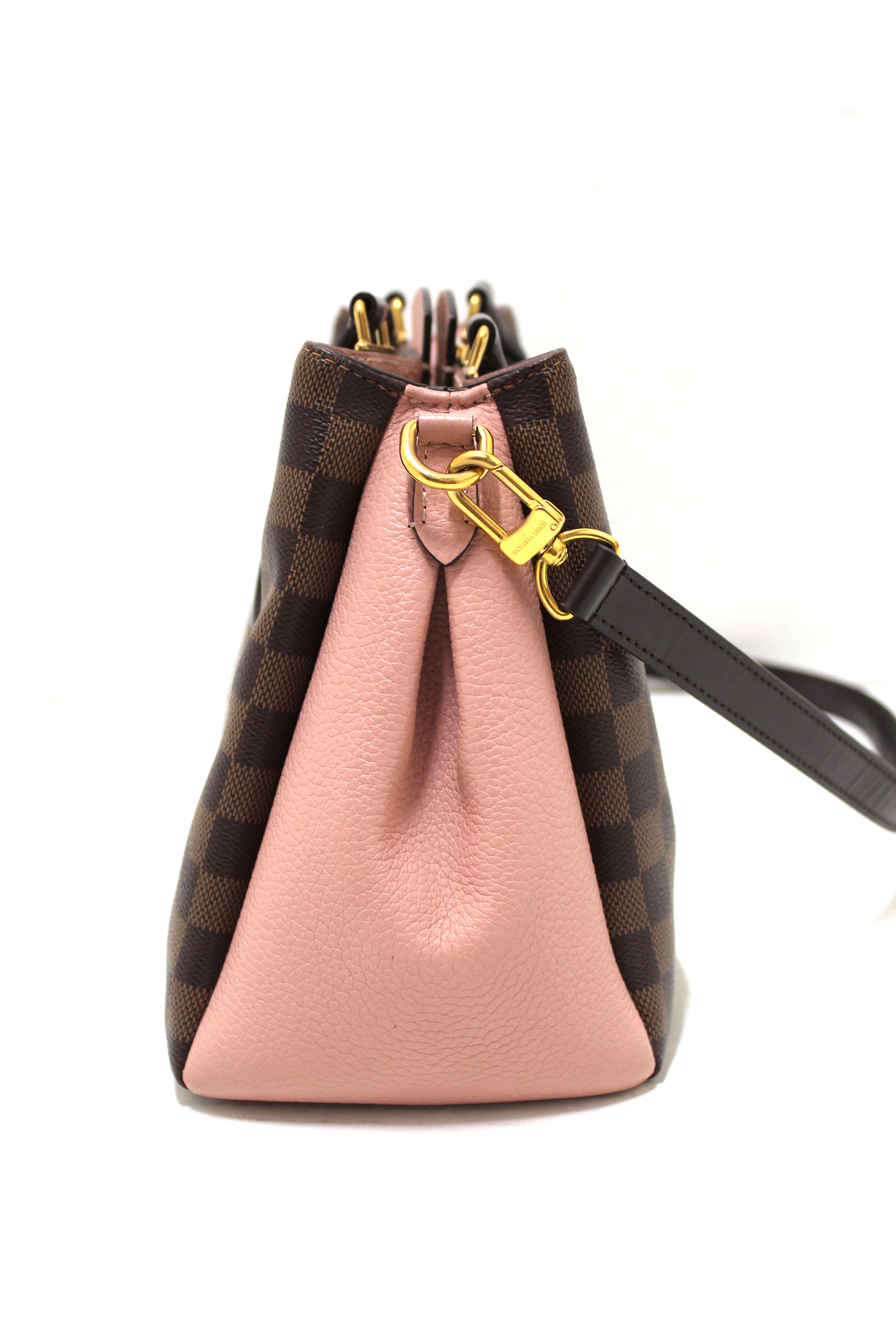 Louis Vuitton Brittany Damier Ebene Coated Canvas Top Handle Bag on SALE