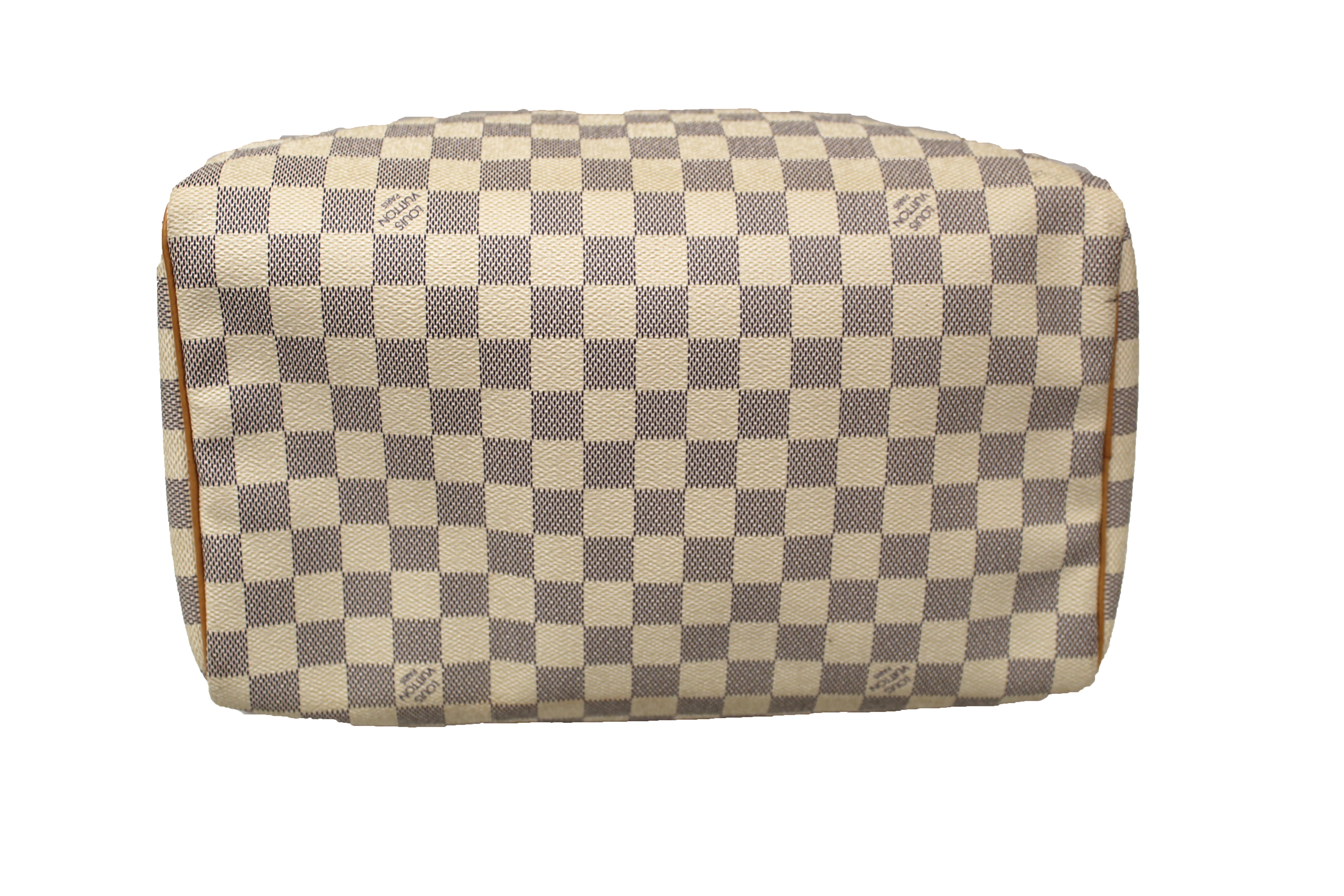 Authentic Louis Vuitton Damier Azur Canvas Speedy 30 Handbag