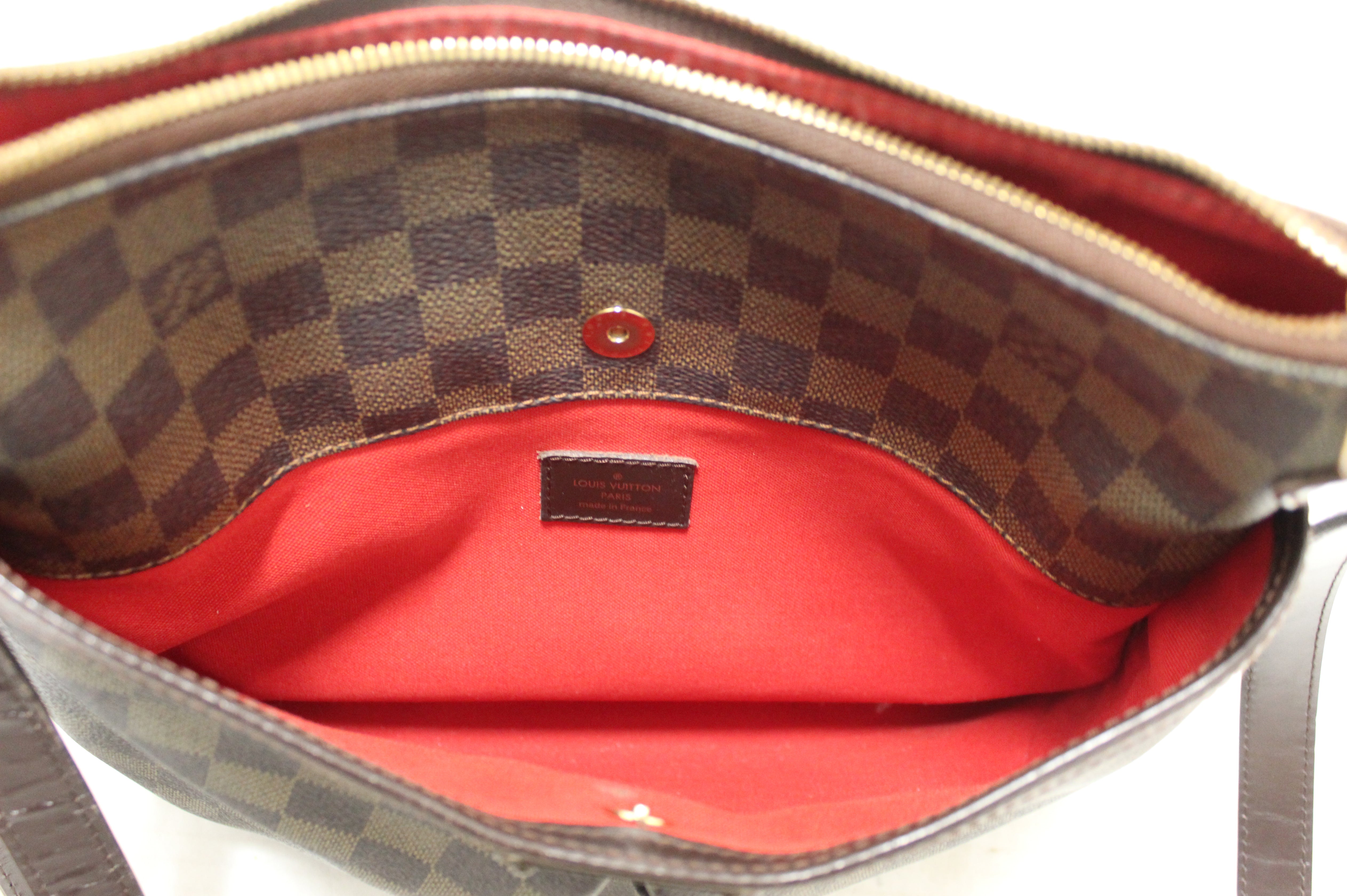 Louis Vuitton Bloomsbury Crossbody Pm Brown Damier Ébène Canvas Messenger  Bag – MISLUX