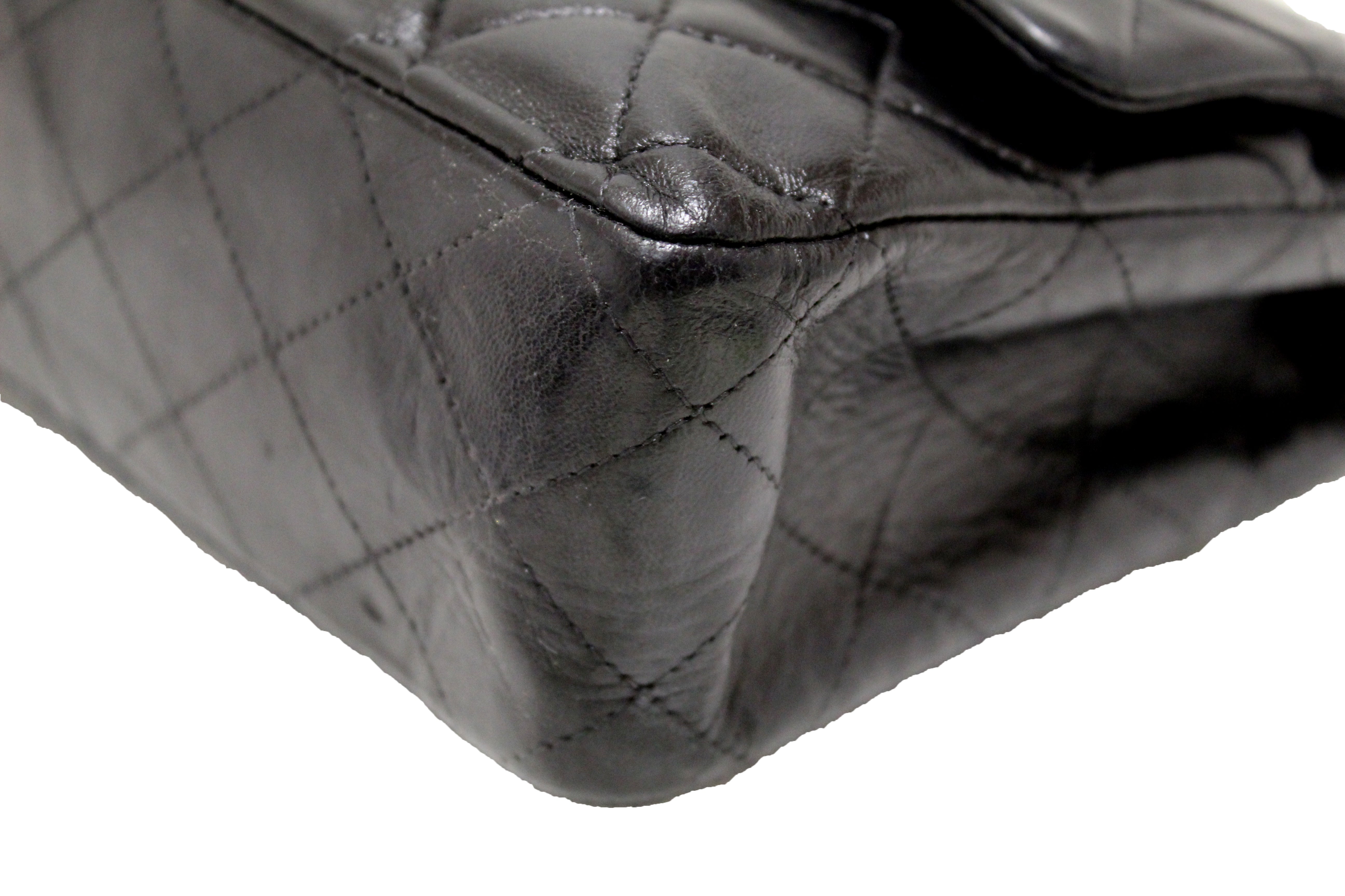 medium black chanel bag authentic