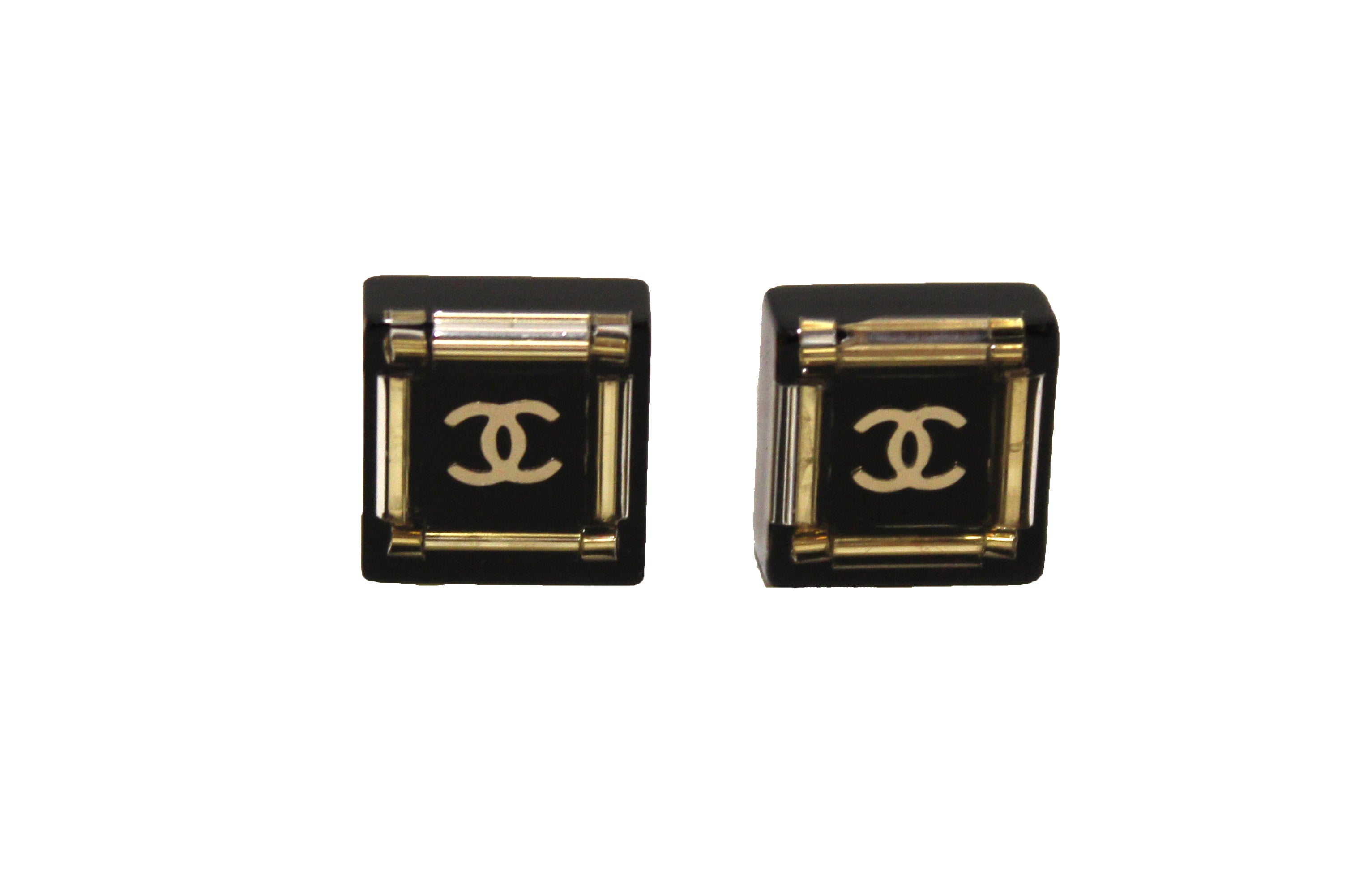 Chanel Timeless Classic Square Earrings