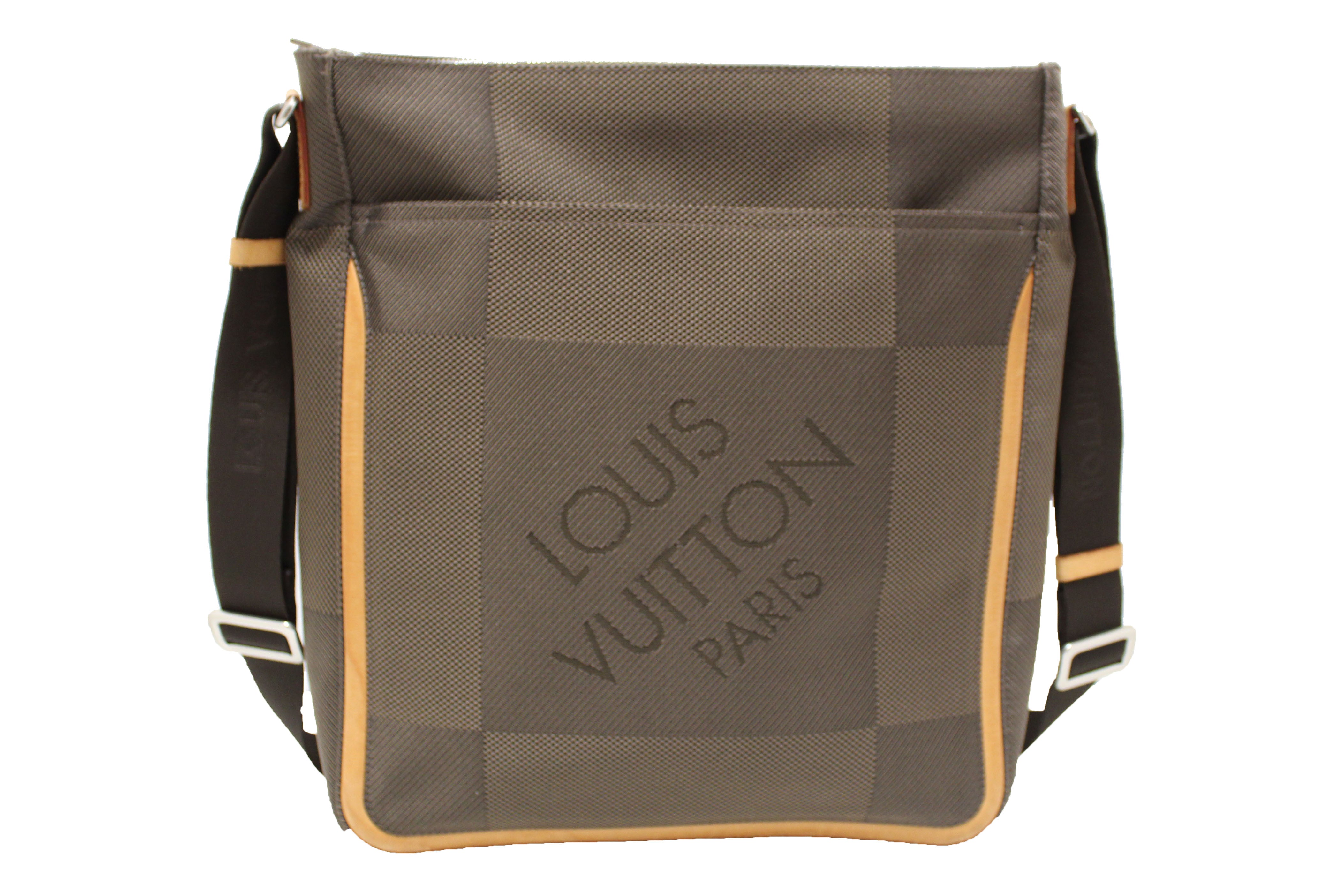 Louis Quatorze Paris Shoulder / Crossbody Messenger Vertical Monogram Sling  Bag