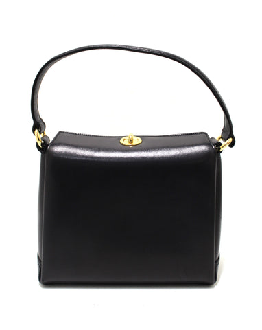 Authentic Gucci Black Vintage Leather Handbag