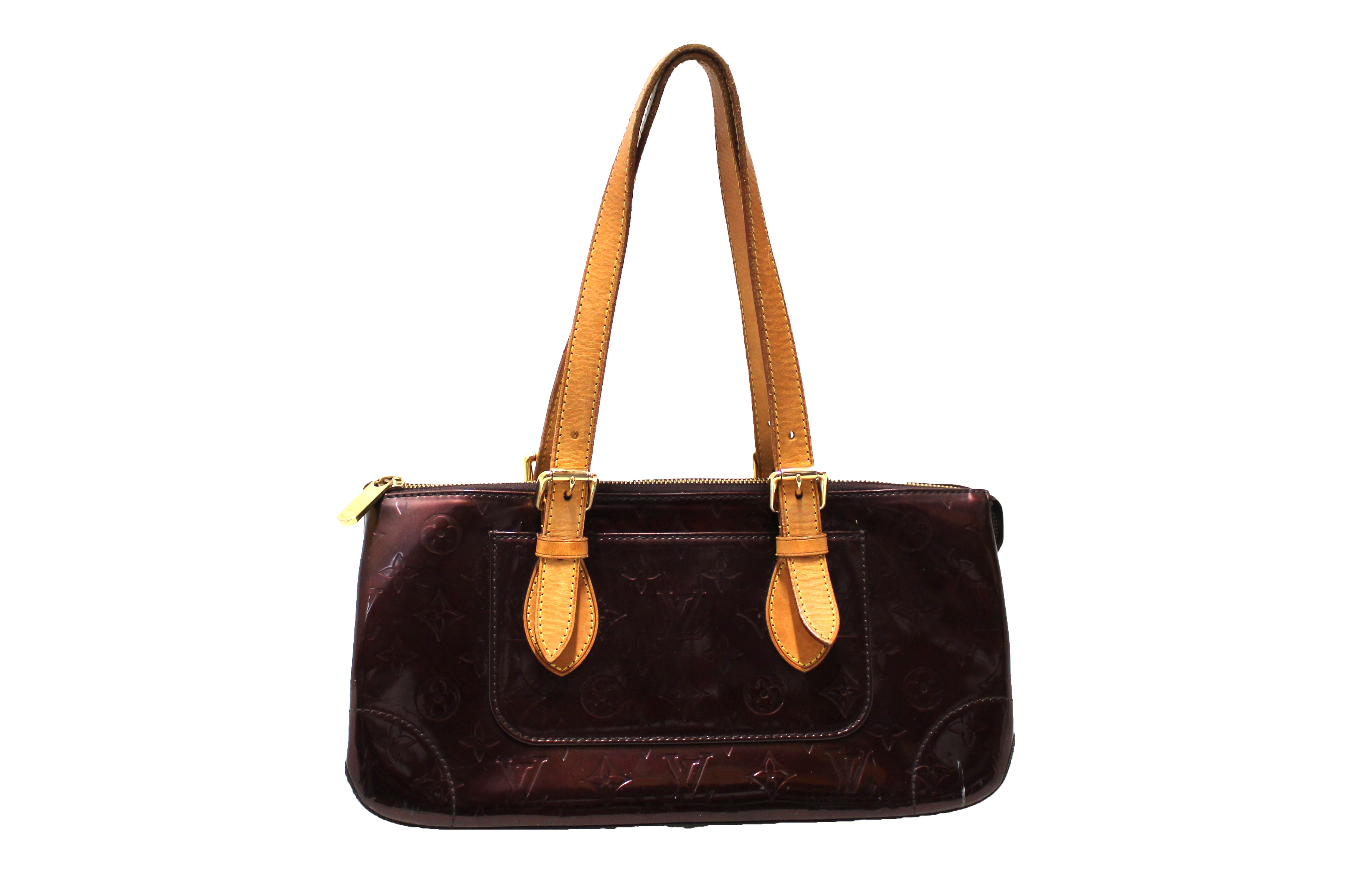 Authentic Louis Vuitton Amarante Vermis Monogram Rosewood Shoulder Bag