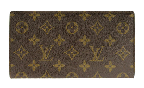 Authentic Louis Vuitton Classic Monogram Checkbook Holder