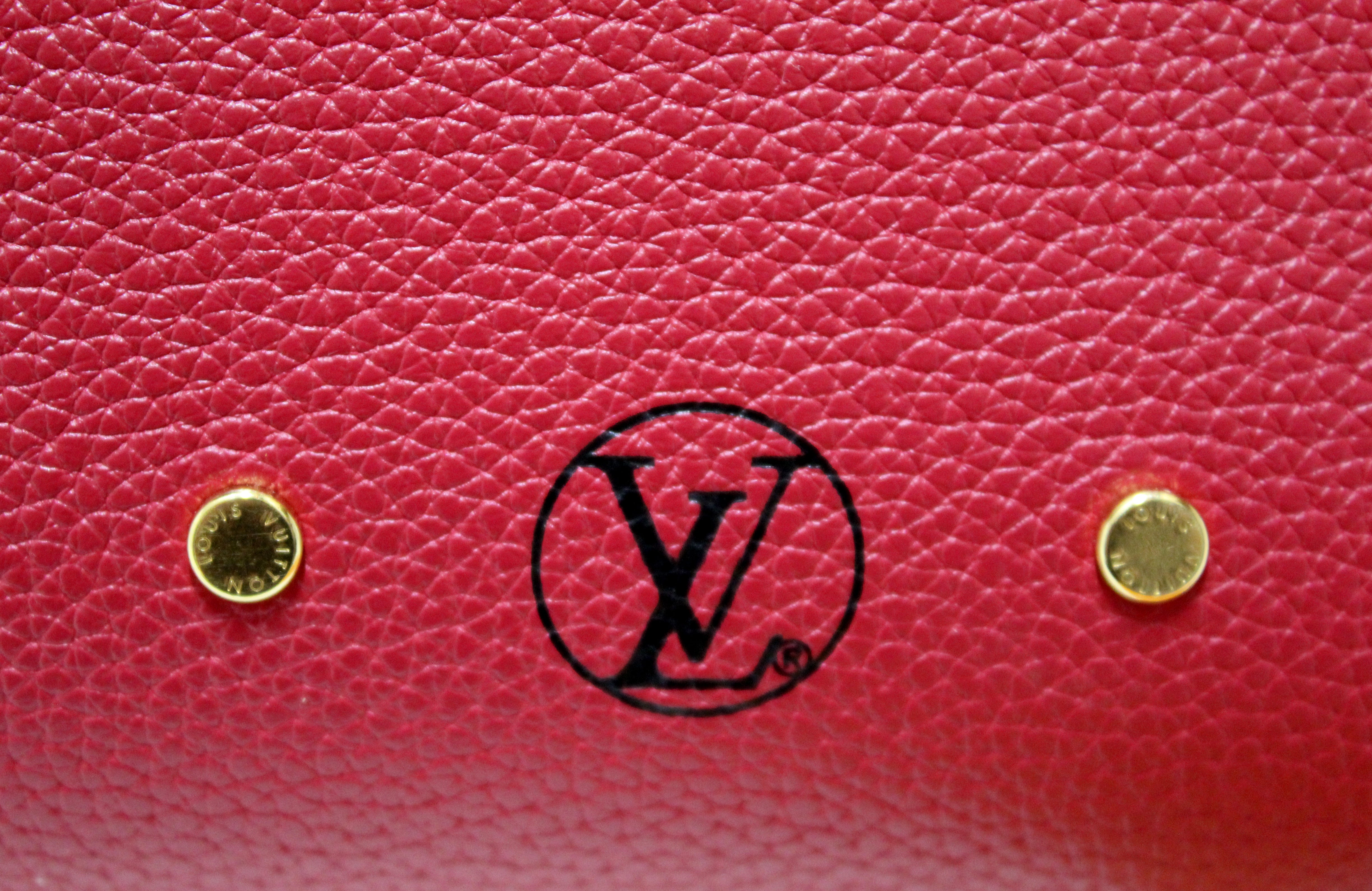 Louis Vuitton Milla Handbag Veau Nuage Calfskin MM Orange 22605046