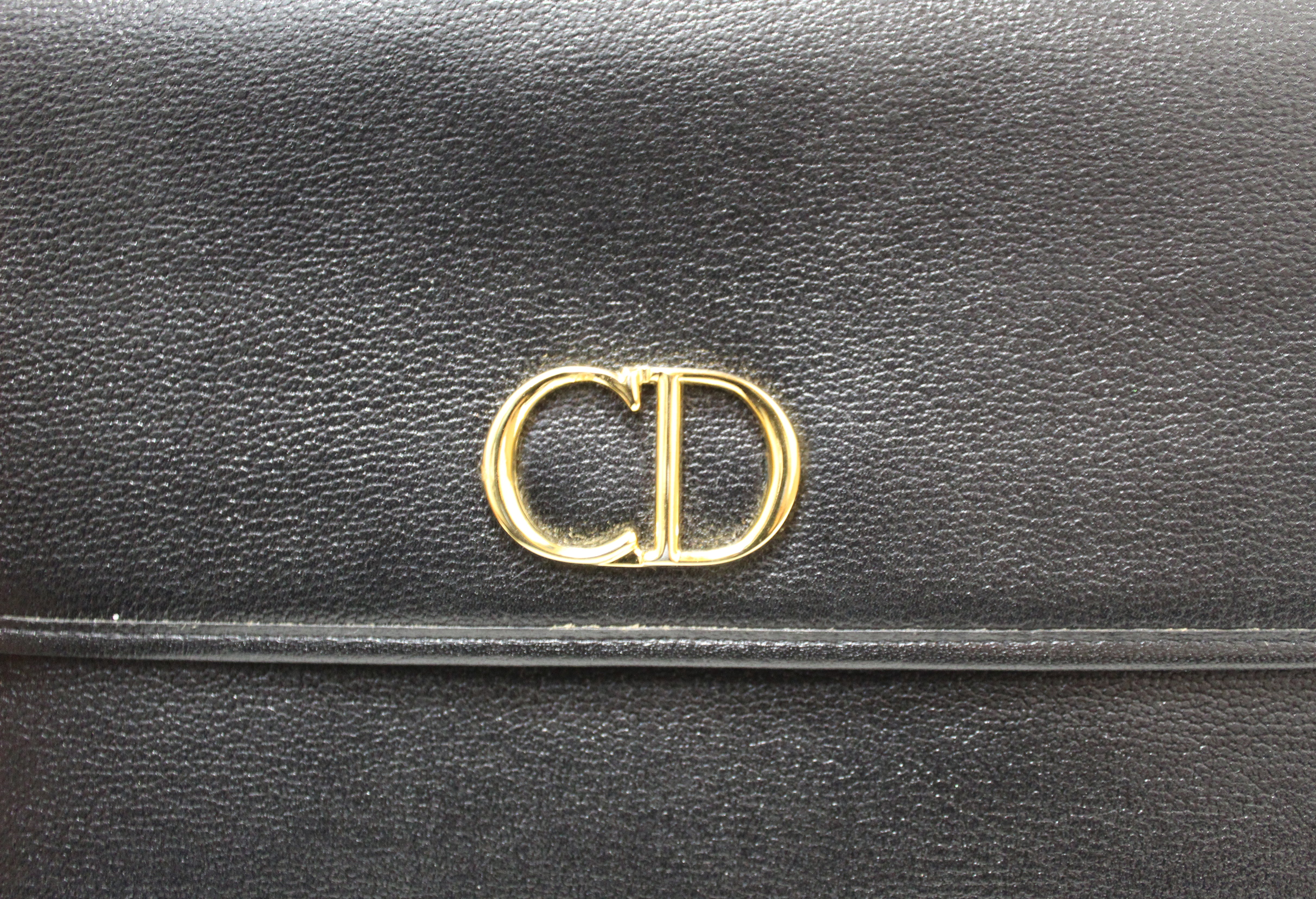 Authentic Christian Dior Vintage Black Crossbody Messenger Bag – Paris  Station Shop