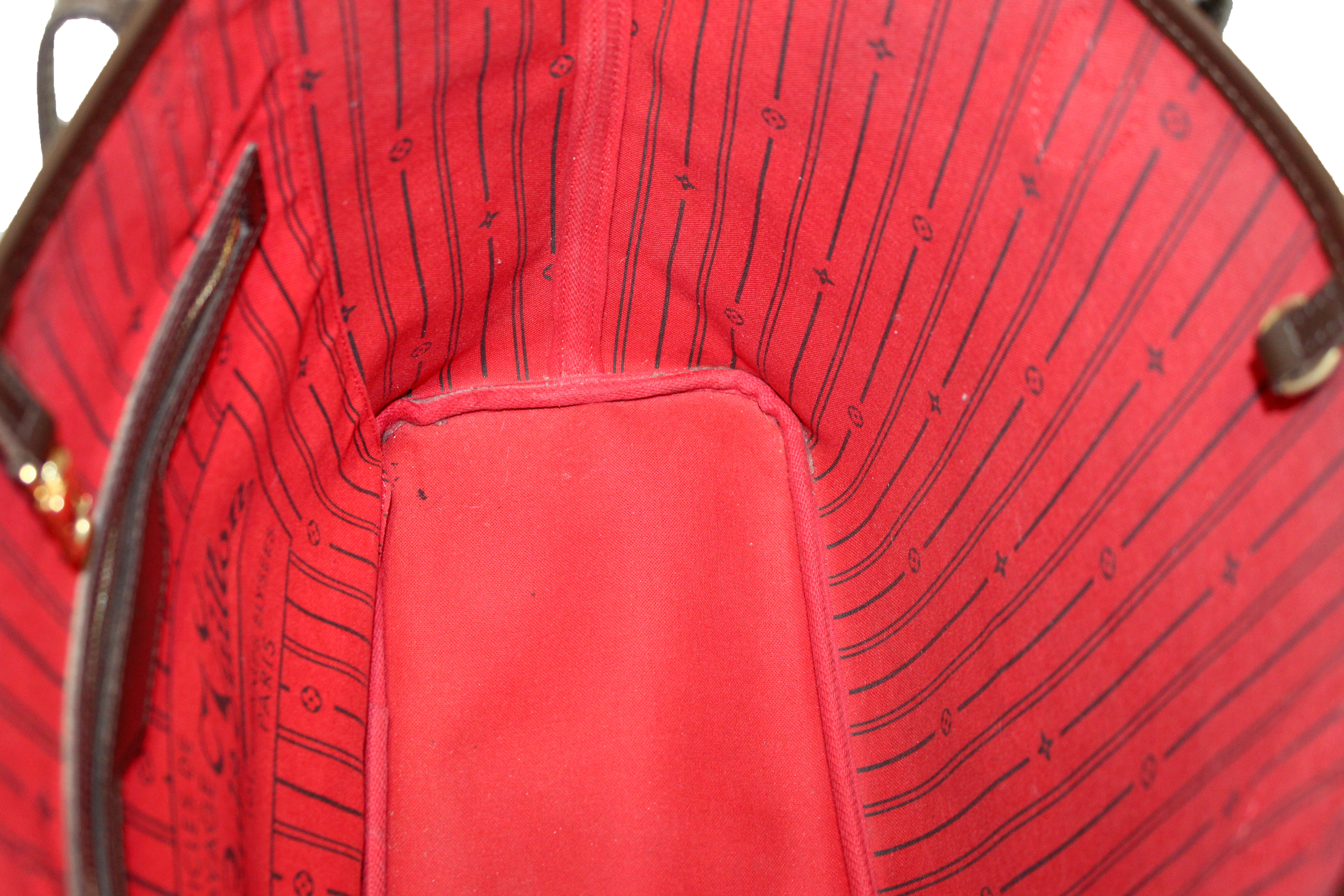 Louis Vuitton Damier Ebene Neverfull Shoulder Bag