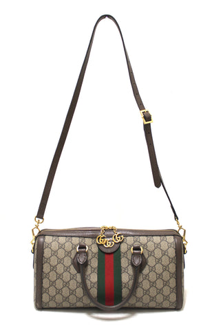 Authentic Gucci Ophidia GG Medium Boston Top Handle Shoulder Hand Bag