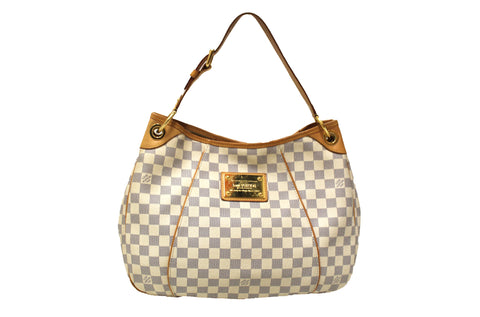 Authentic Louis Vuitton Damier Azur Galliera PM Shoulder Bag