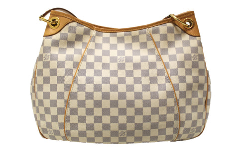 Authentic Louis Vuitton Damier Azur Galliera PM Shoulder Bag