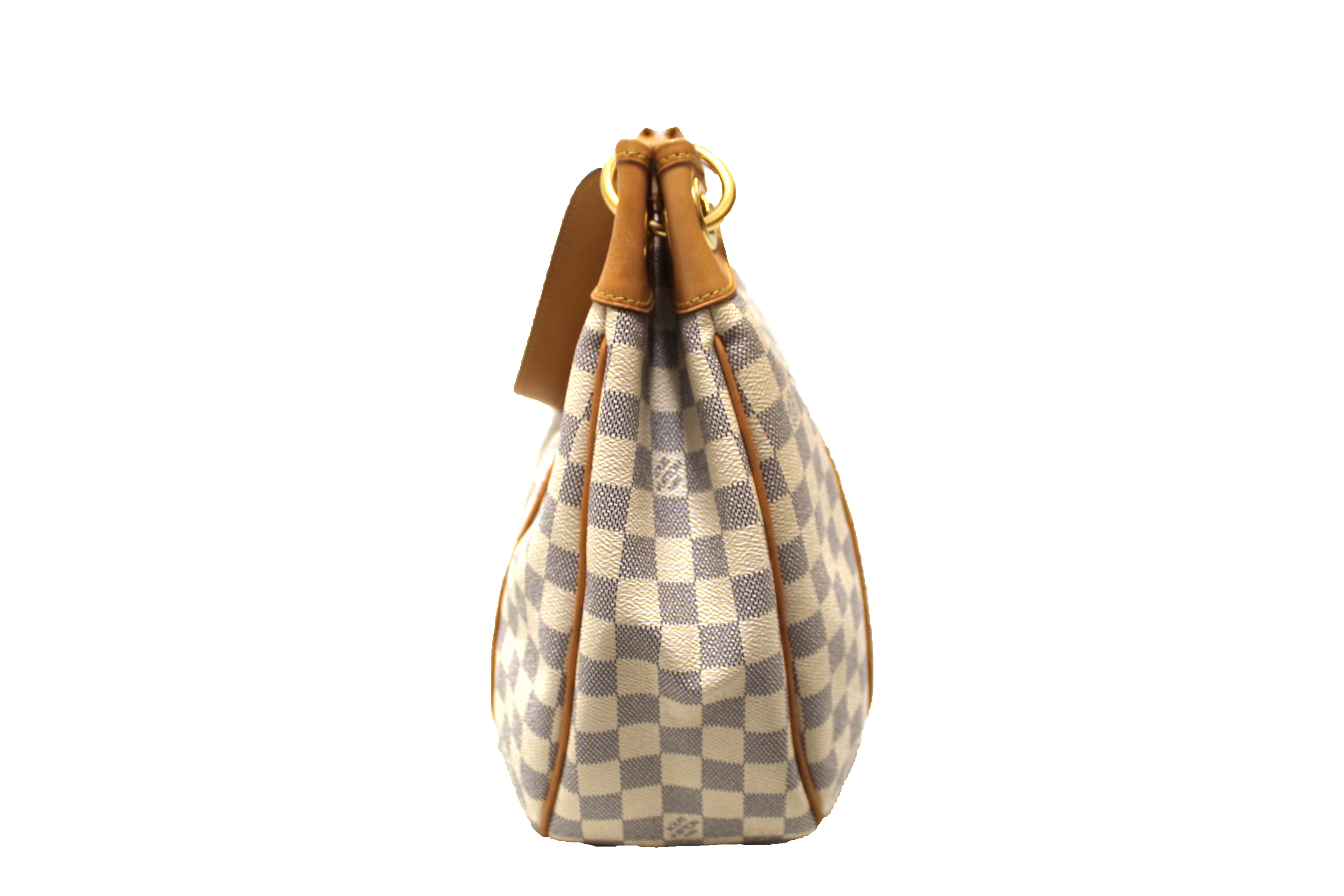 Authentic Louis Vuitton Damier Azur Galliera PM Shoulder Bag