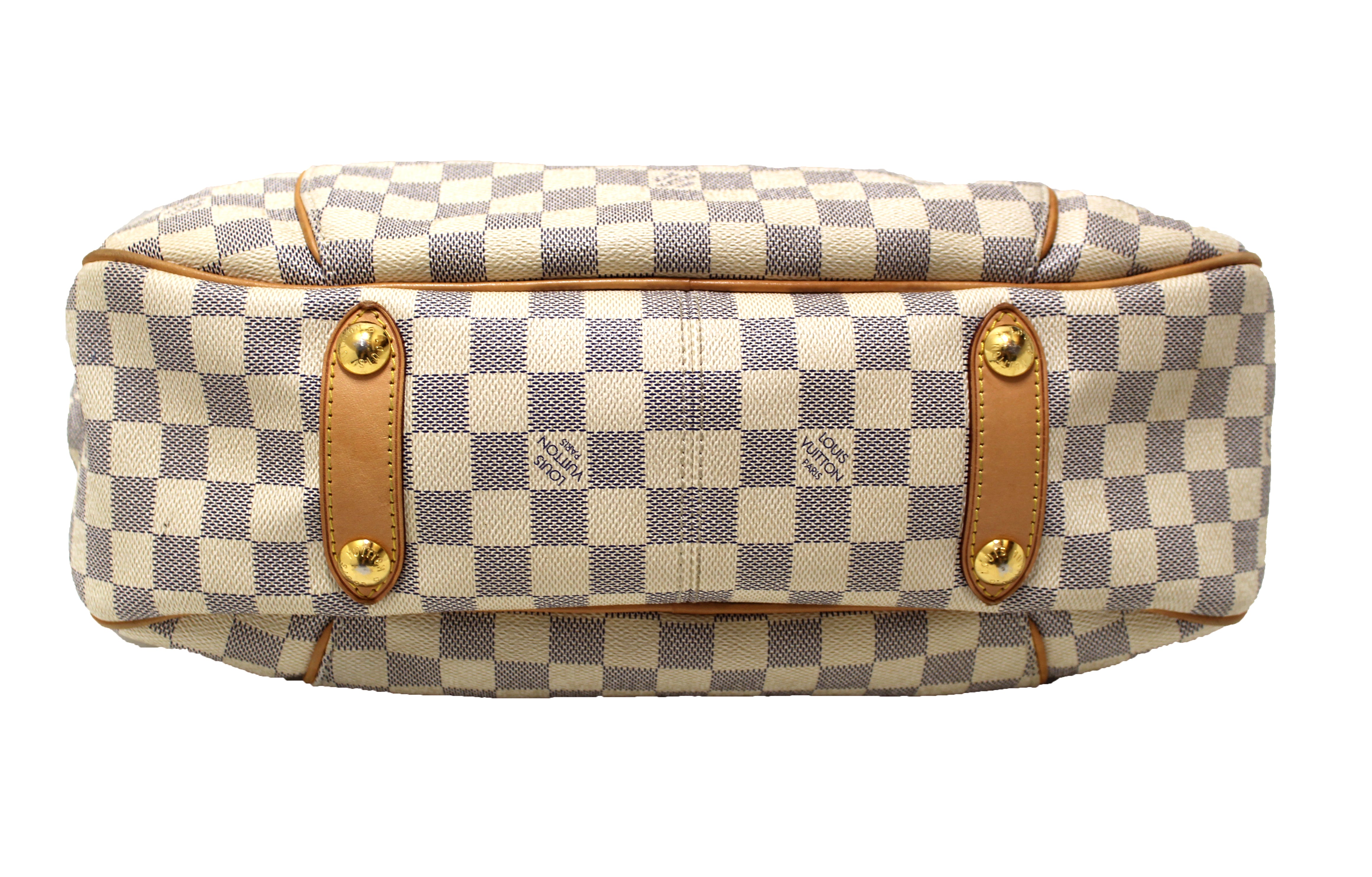 Authentic Louis Vuitton Damier Azur Galliera PM Shoulder Bag