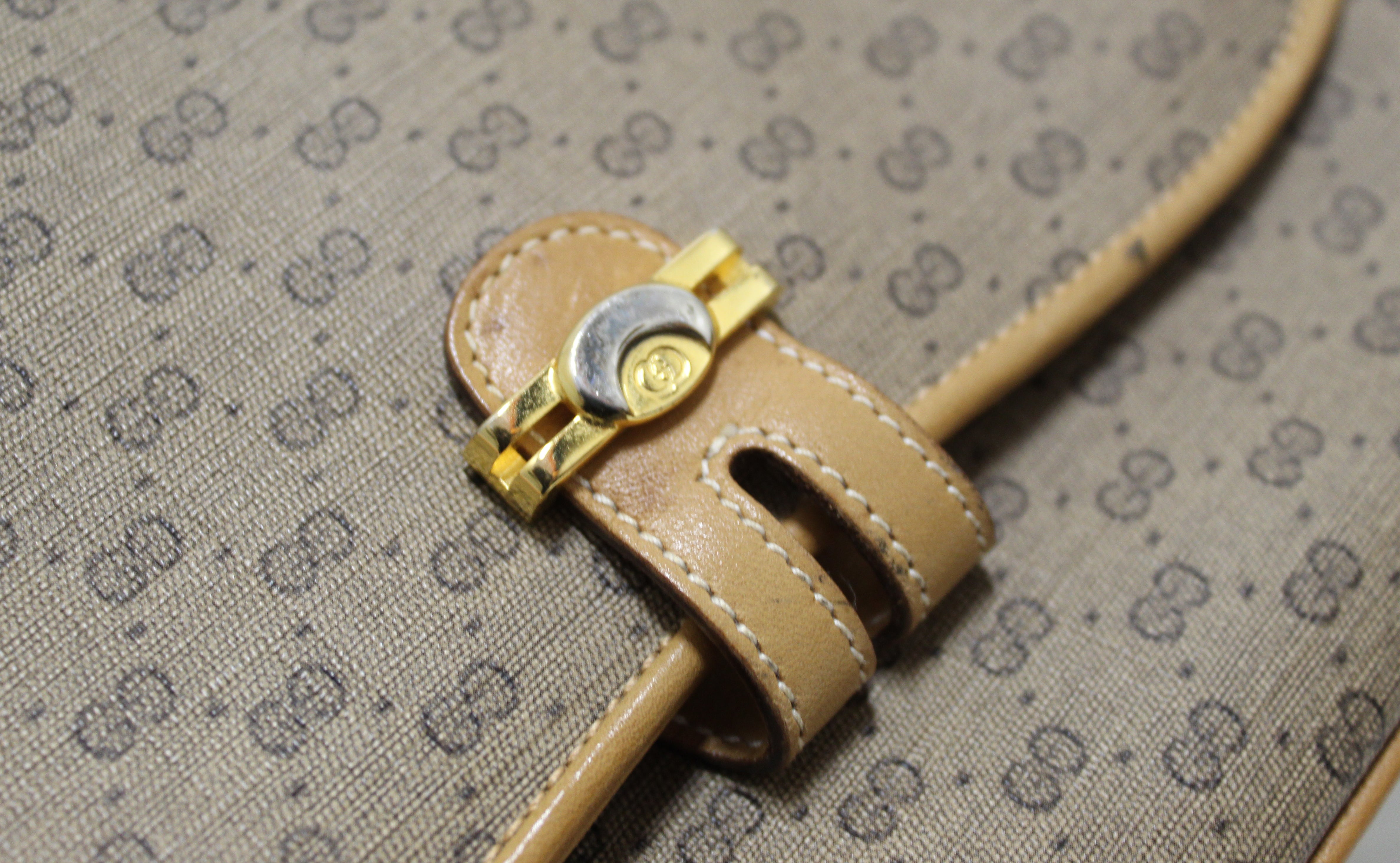 Gucci Boston Top Handle GG Supreme Arabesque Small Yellow in Canvas/Leather  with Silver-Tone - US