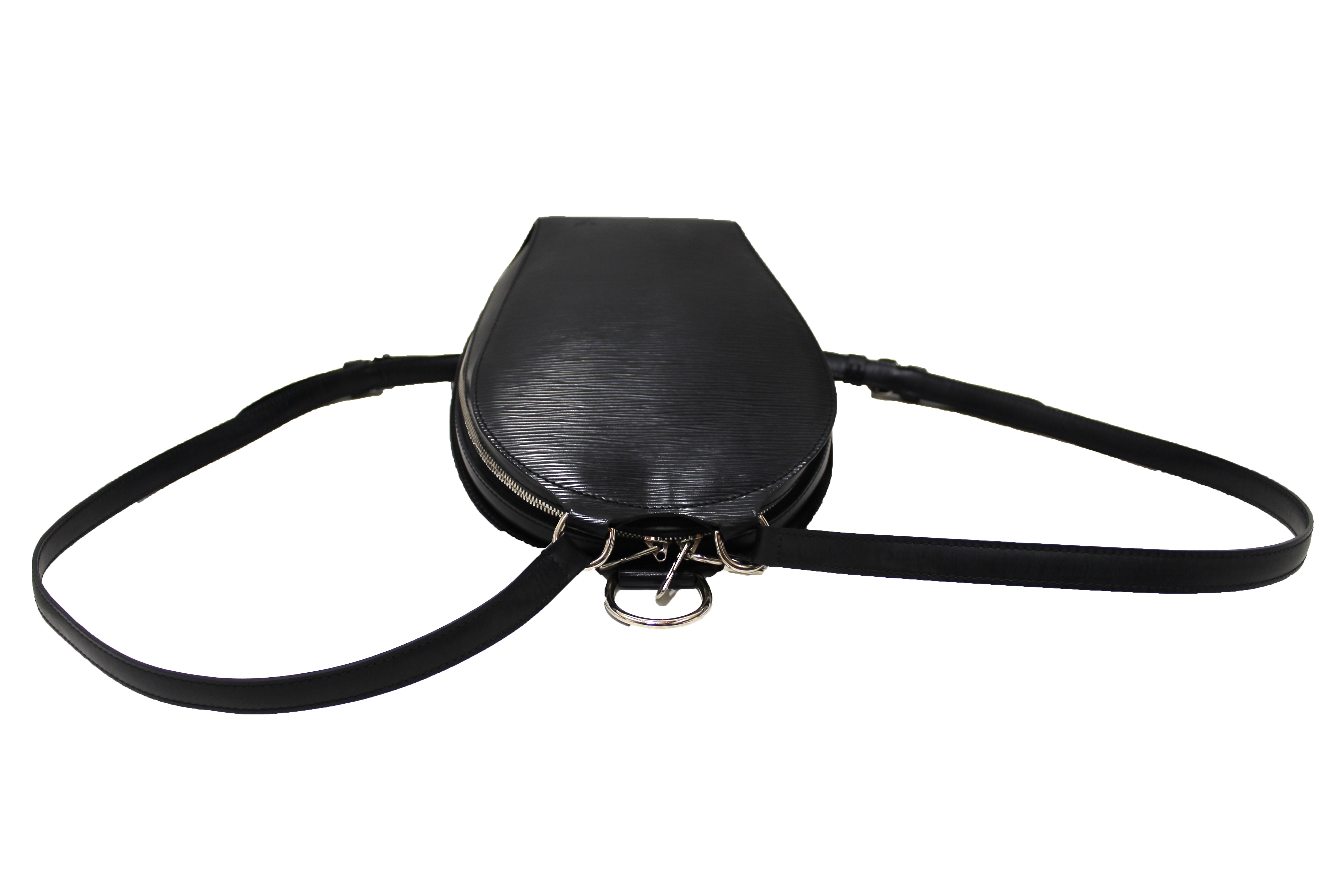Authentic Louis Vuitton Black Epi Leather Mabillon Backpack