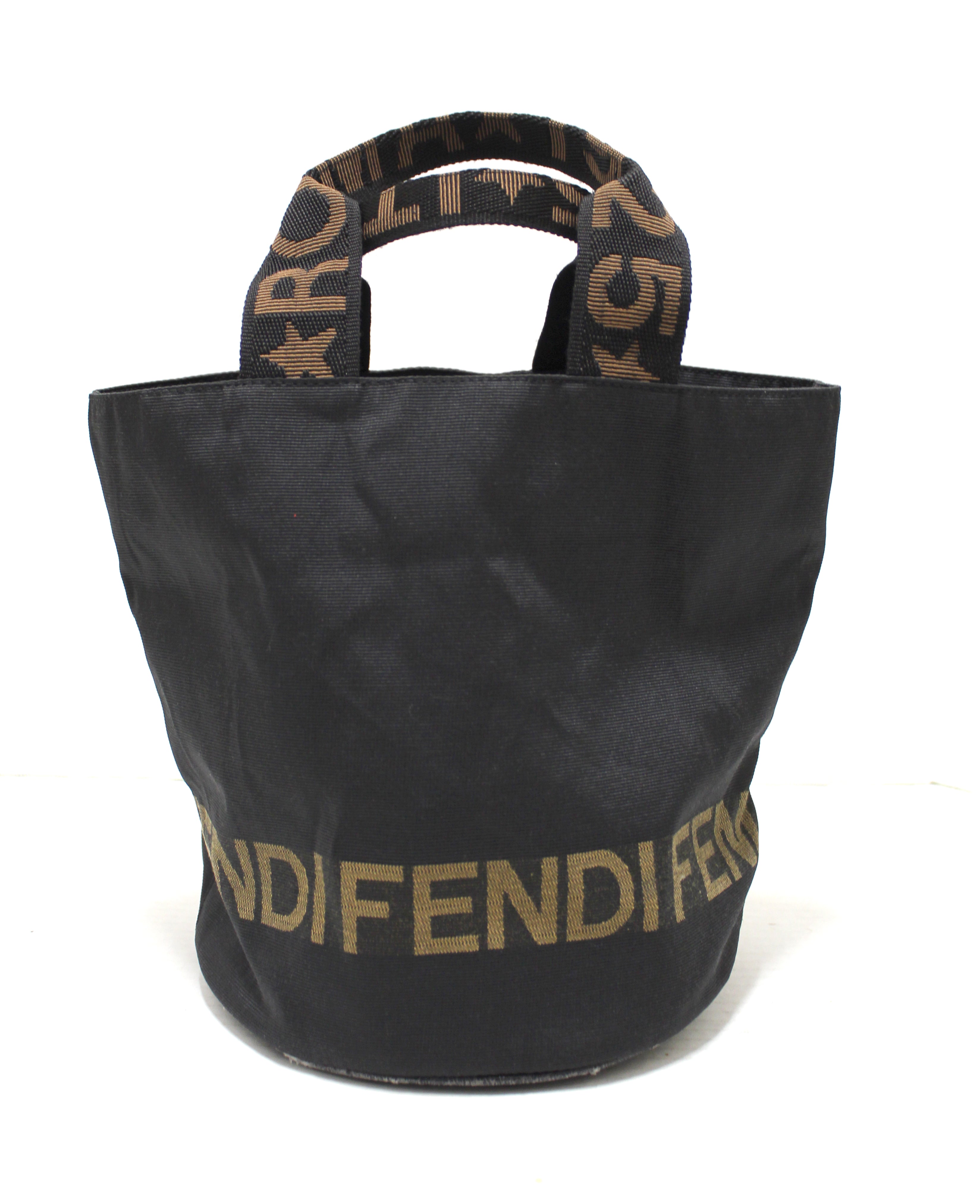 Fendi Zucca Logo Bucket Bag