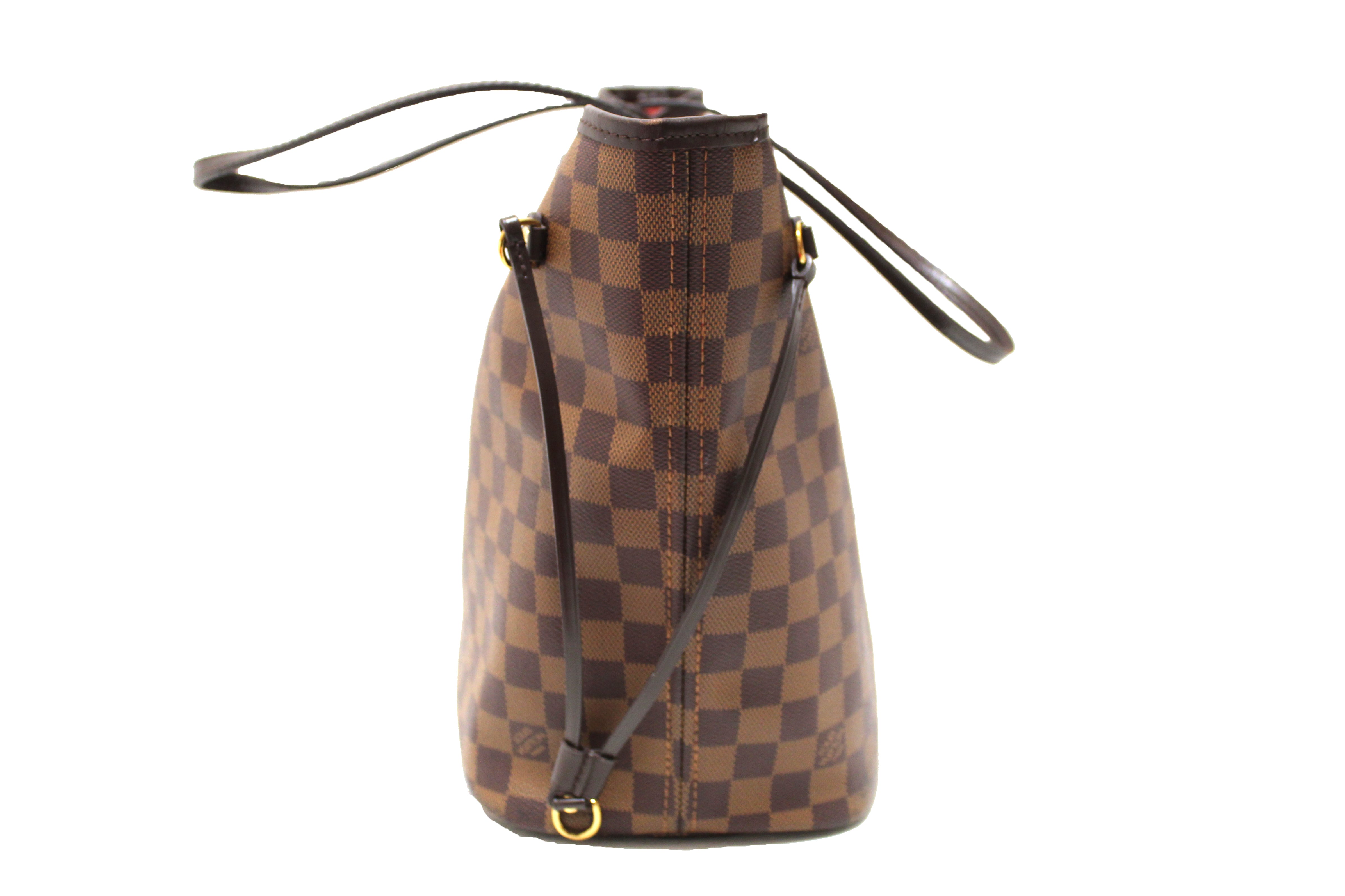 Bags, Authentic Louis Vuitton Mm Neverfull Side Straps