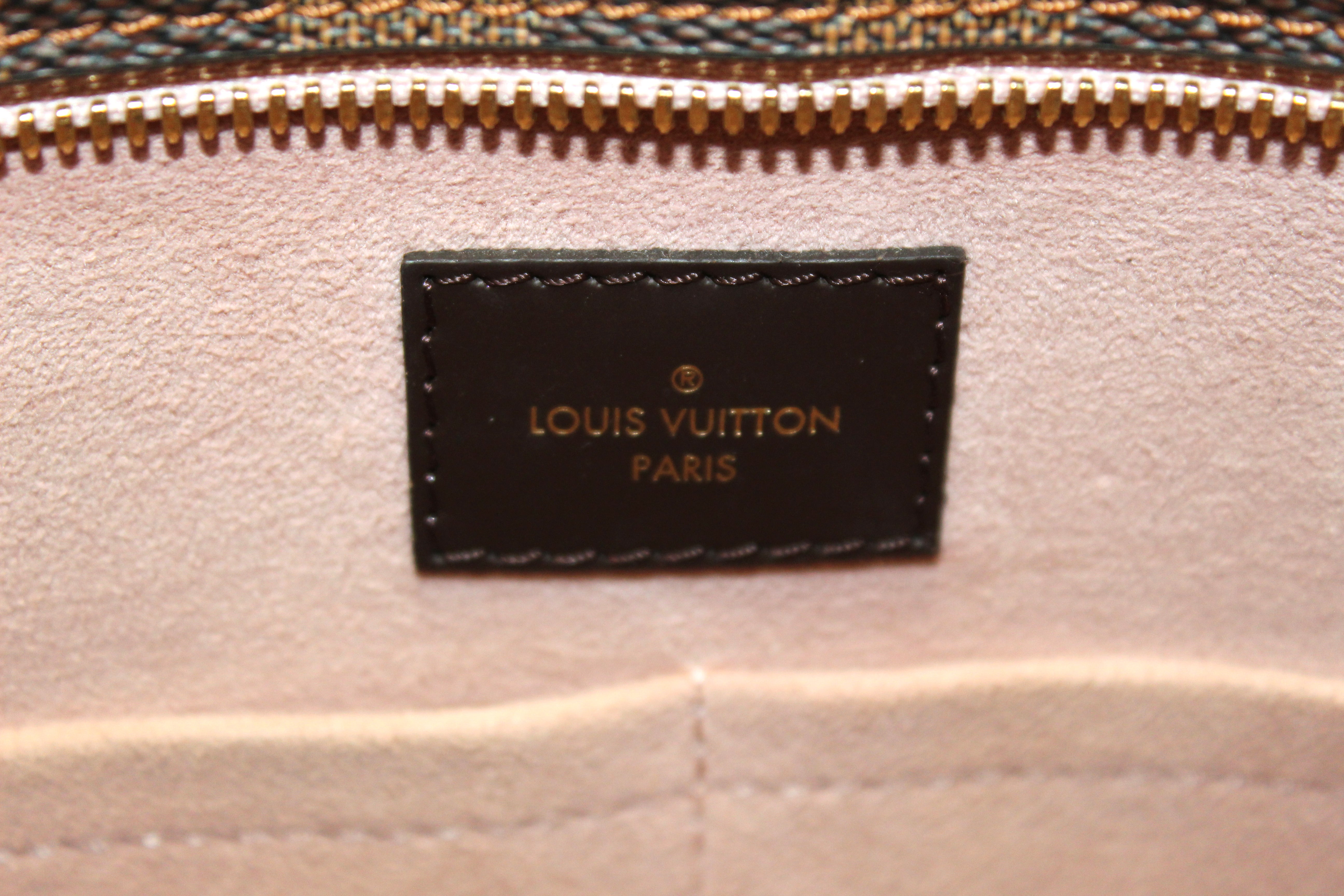 Jersey leather handbag Louis Vuitton Brown in Leather - 37976374