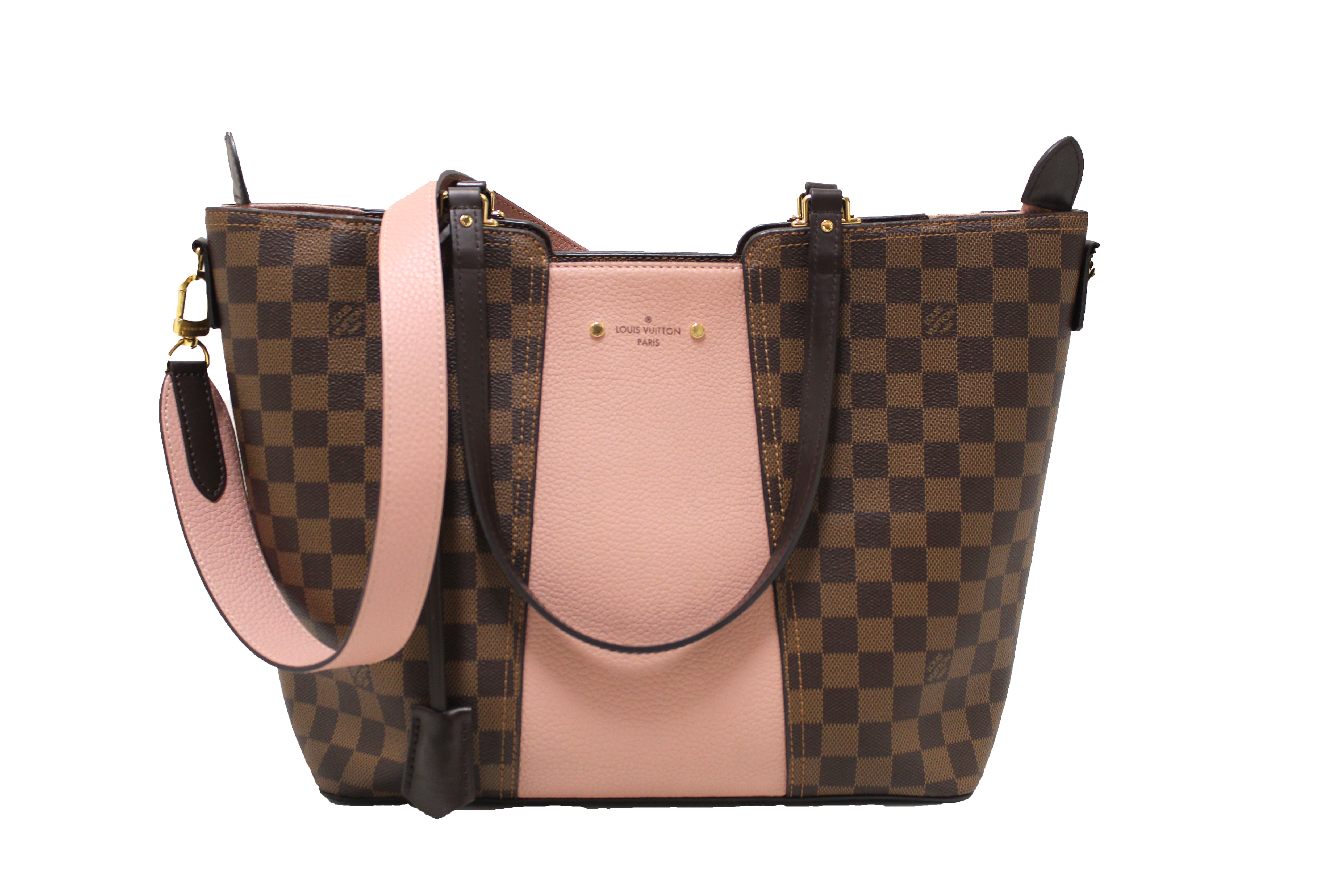 Louis Vuitton Jersey Ebony Shoulder Bag Brown Pink Light brown ref