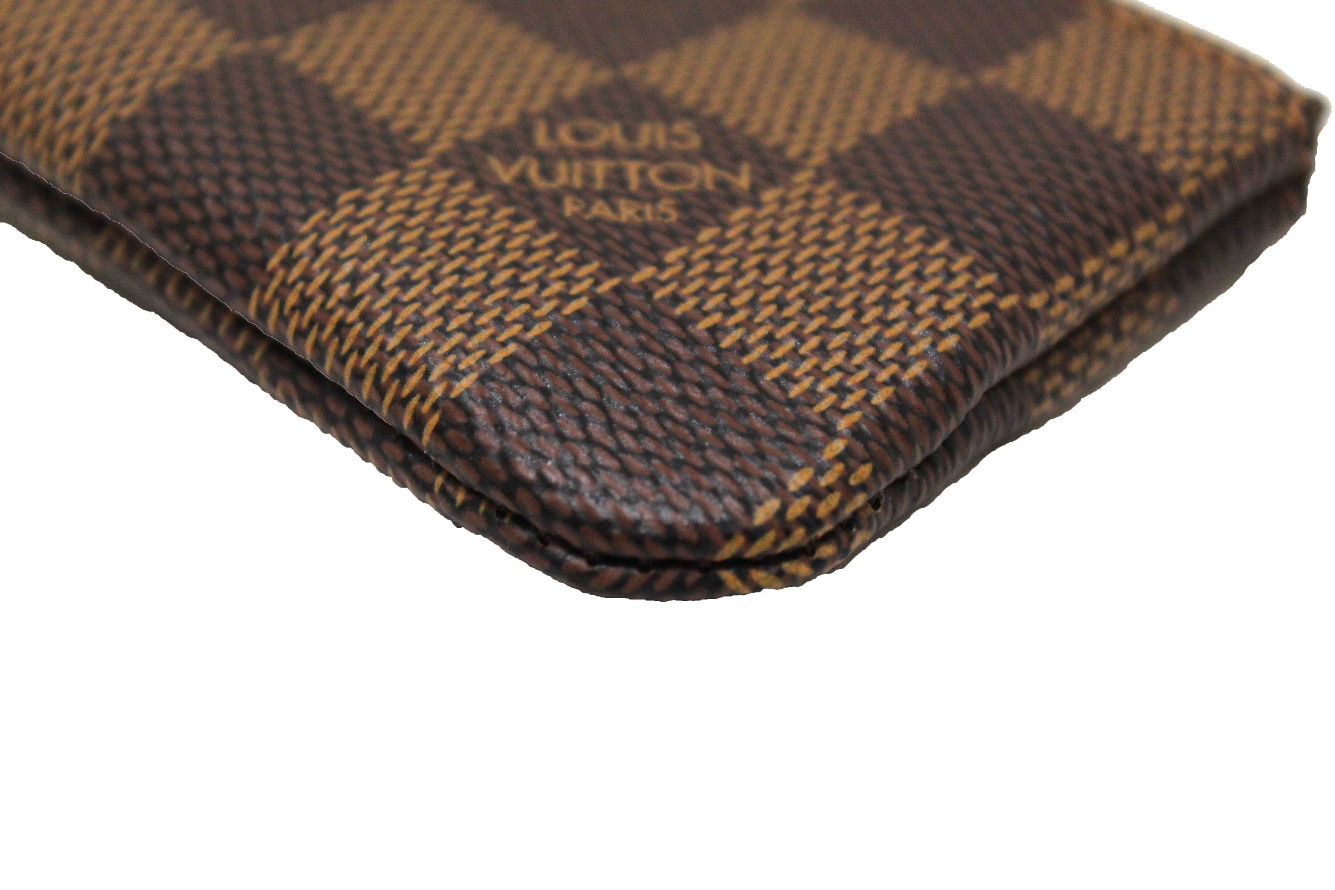 Authentic NEW Louis Vuitton Damier Ebene Canvas Key Pouch