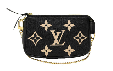 Louis Vuitton Bagatelle Bag Bicolor Monogram Empreinte Leather