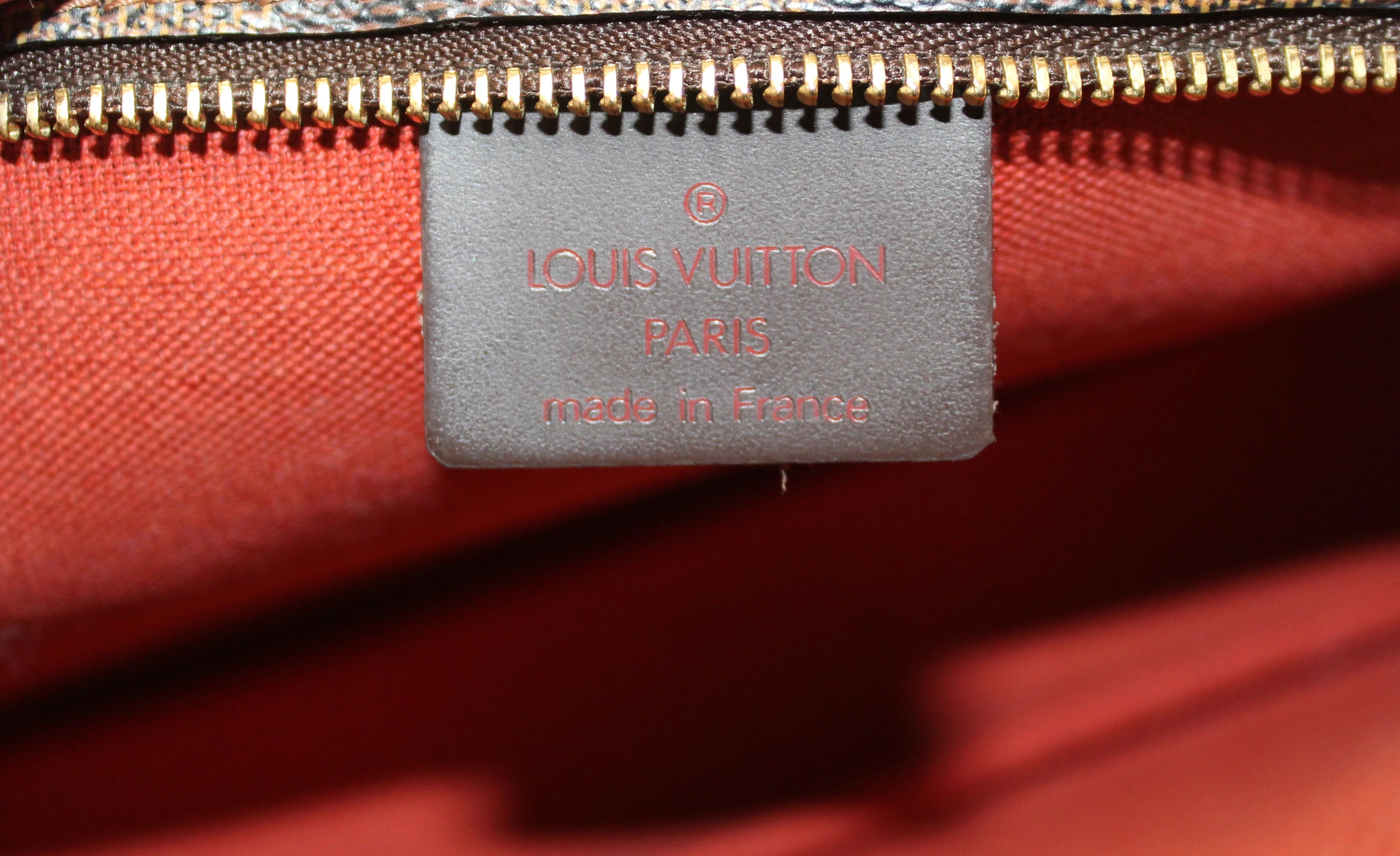 Louis Vuitton Damier Ebene Navona Pochette Accessories Wristlet 860650