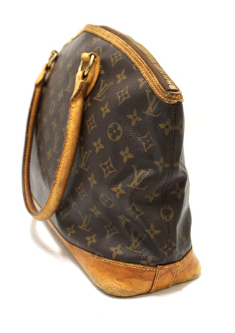 Authentic Louis Vuitton Classic Monogram Lockit Horizontal Handbag