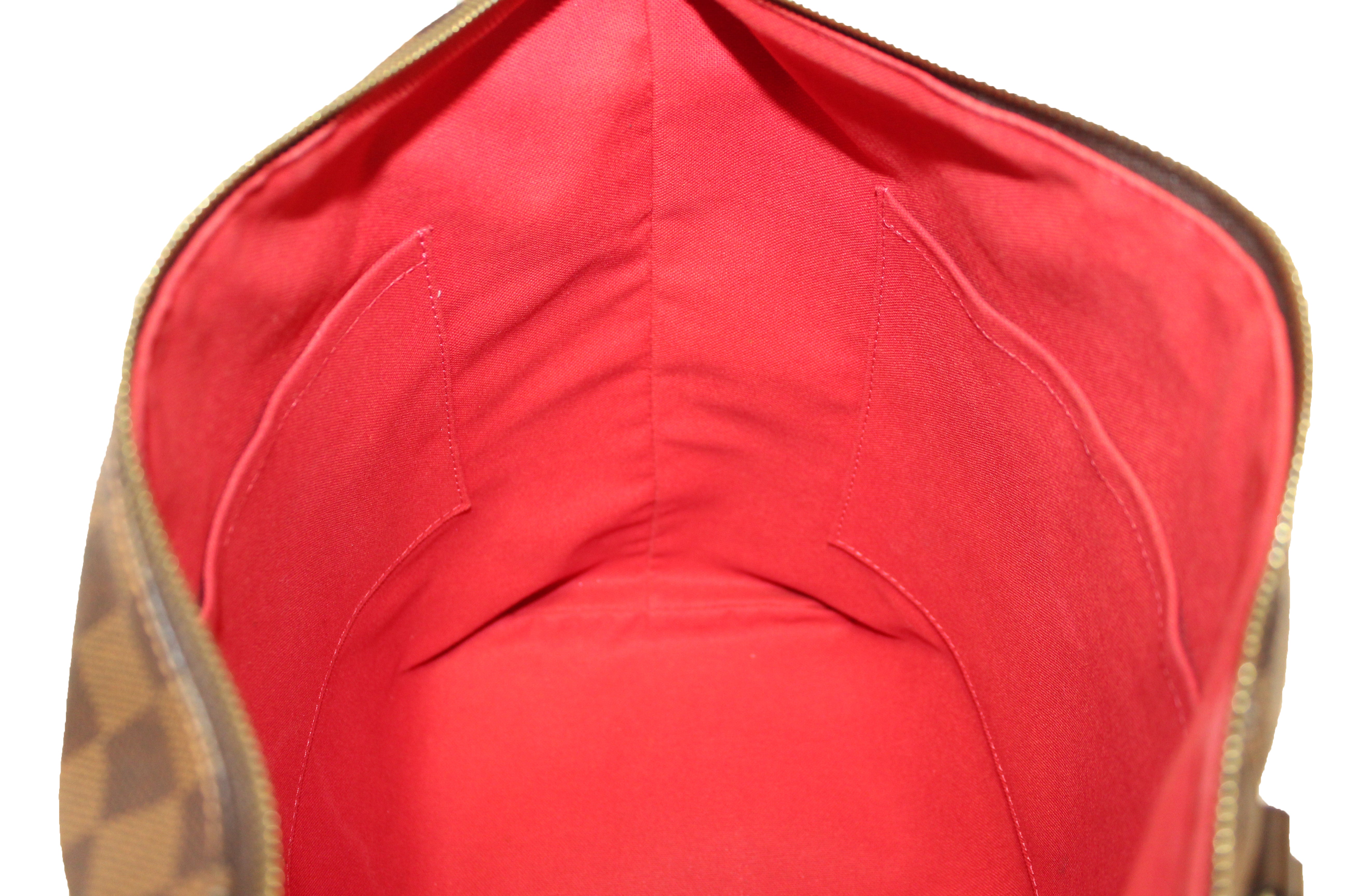 Authentic Louis Vuitton Damier Ebene Canvas Totally MM Tote Shoulder Bag