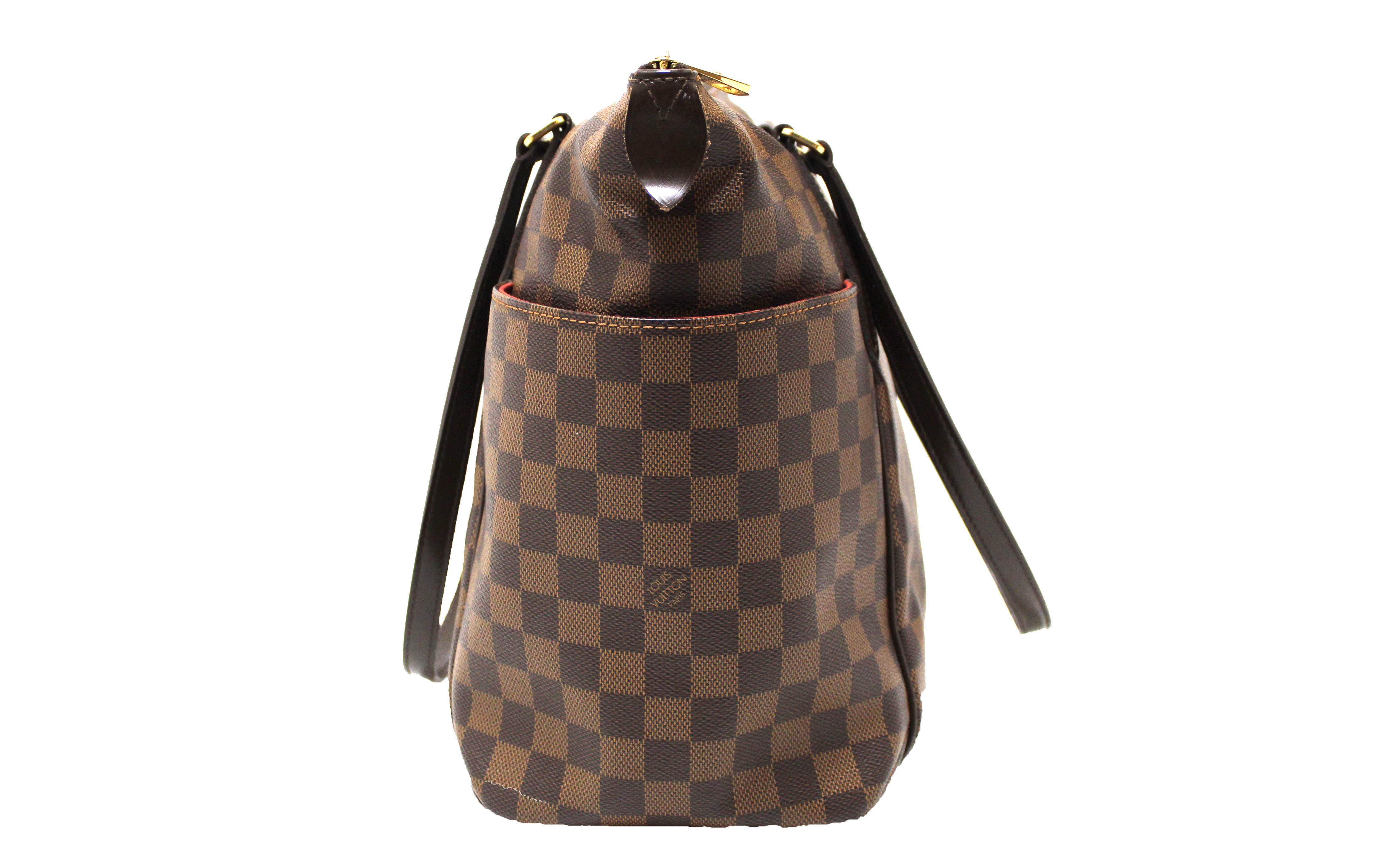 Louis Vuitton Totally mm in Damier Ebene Coated Canvas