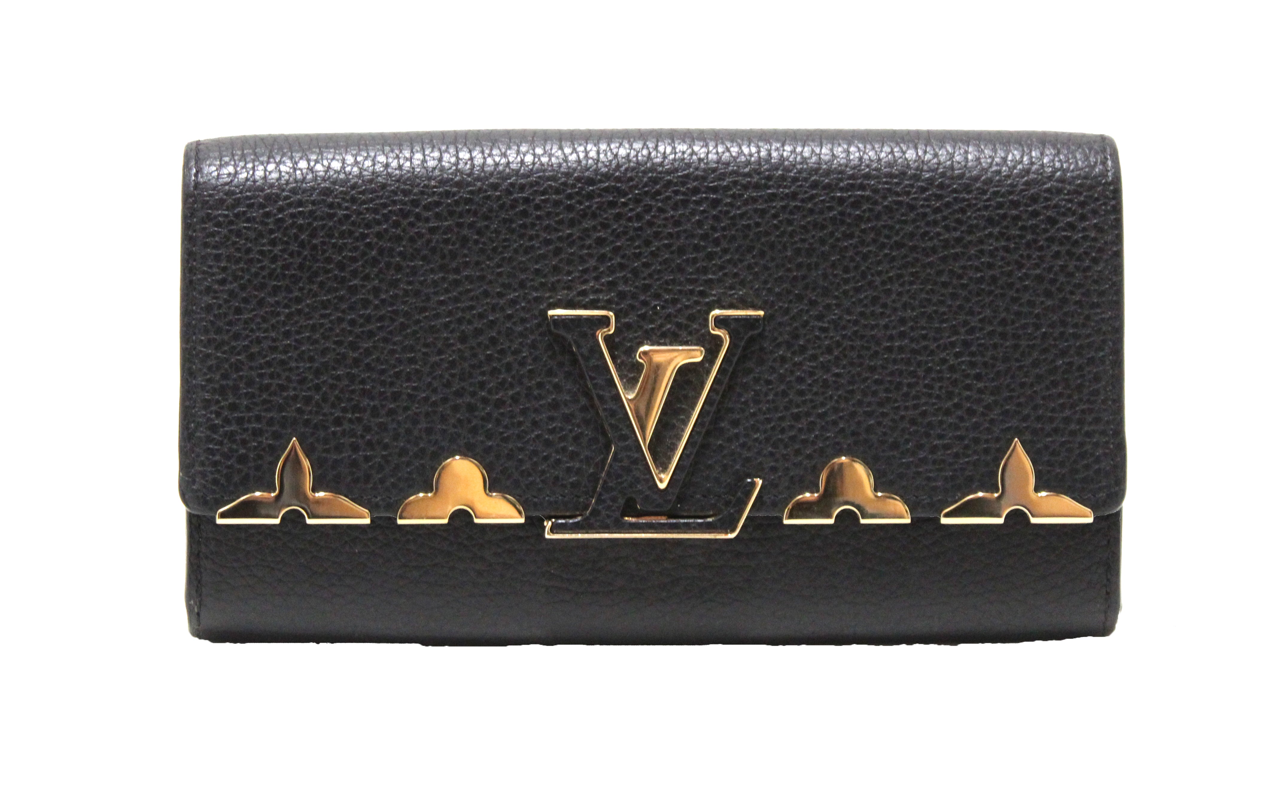Only 958.00 usd for LOUIS VUITTON Black Taurillon Leather