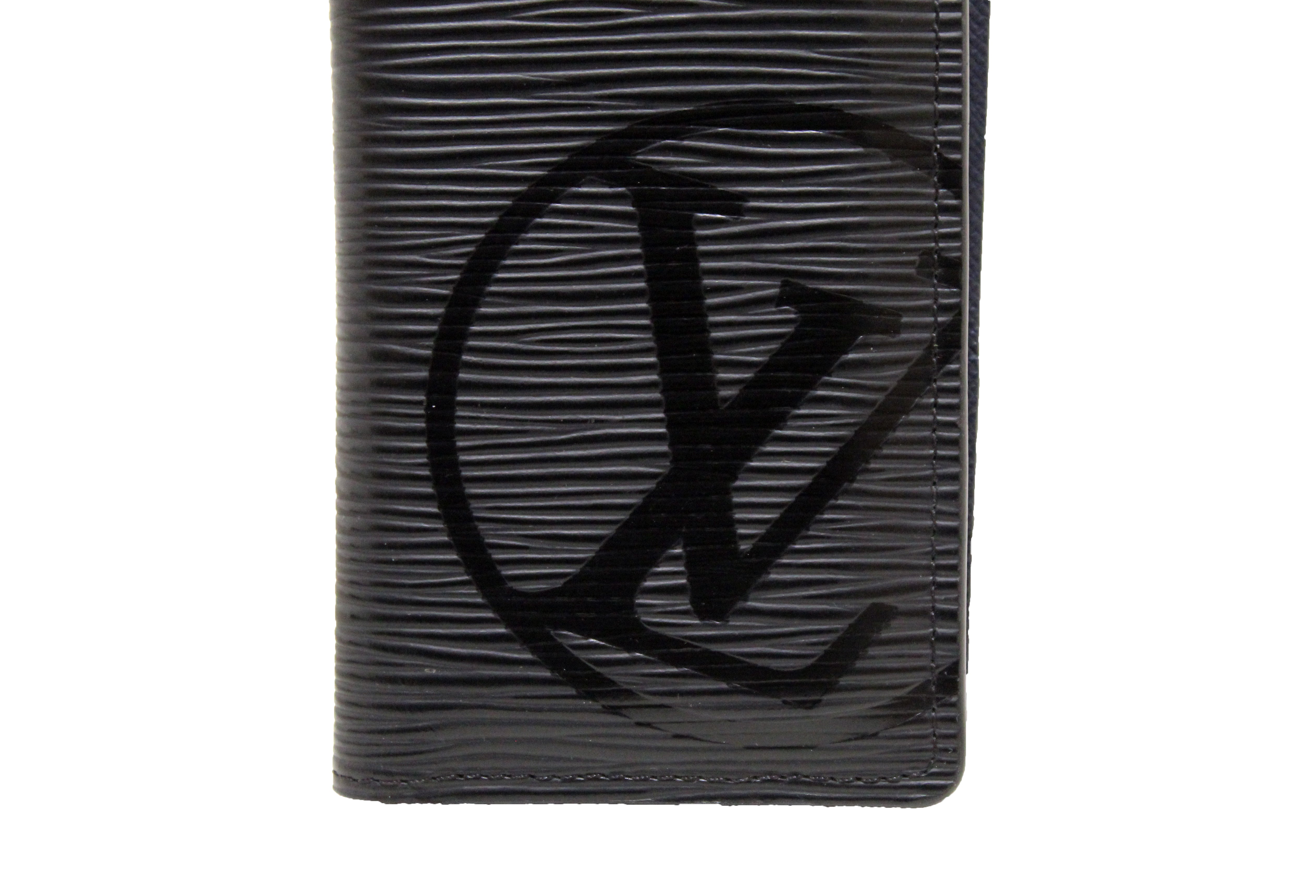 Louis vuitton pocket organizer/Card Holder in Black Epi Leather